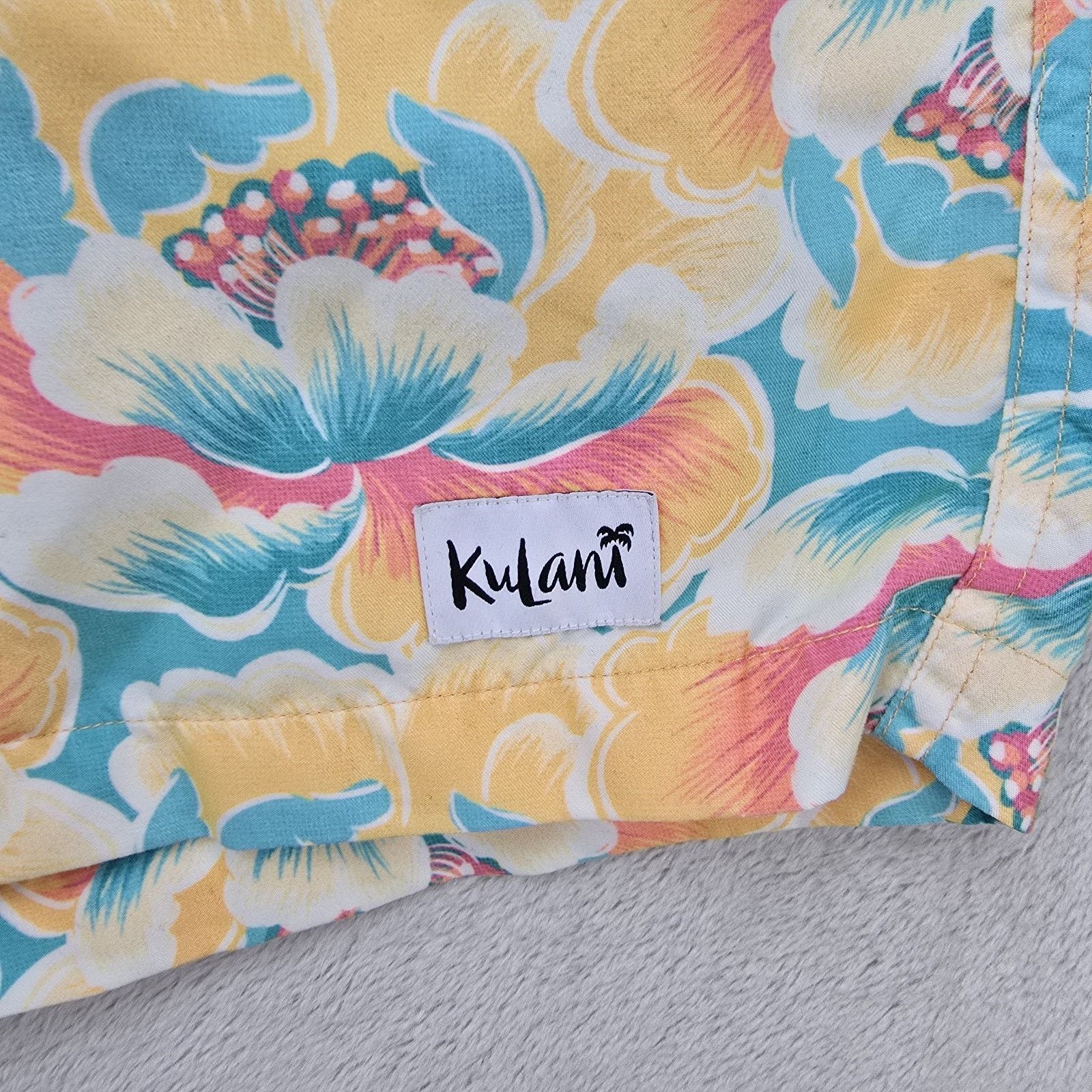 Other Kulani Kinis Swim Trunks Shorts Mens Small Floral Lined 6” Size US 28 / EU 44 - 2 Thumbnail