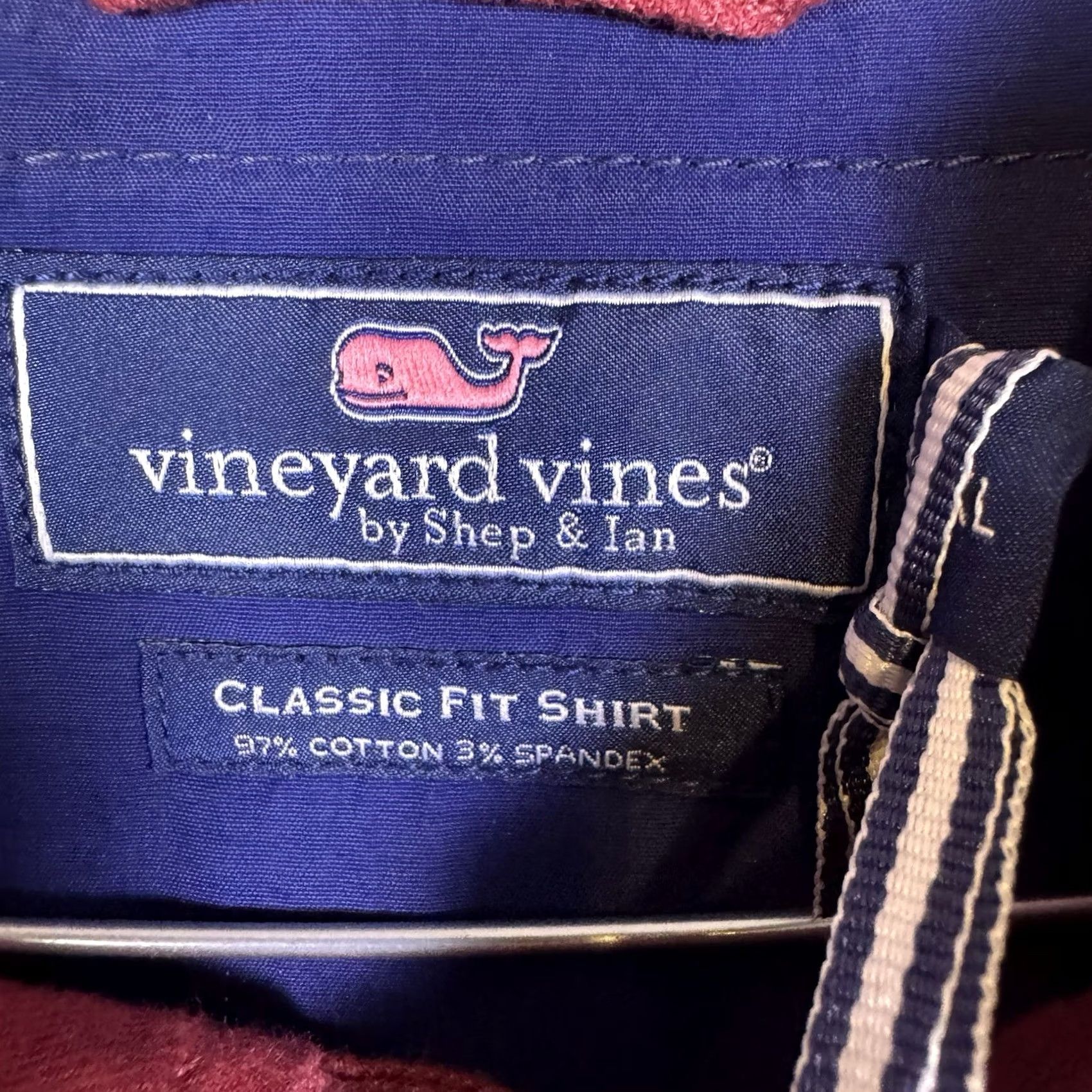 Vineyard Vines Vineyard Vines Jacket Mens 2XL Slopeside Overshirt Flannel Shacket - Red - Cotton - Mid-Length Size US XXL / EU 58 / 5 - 7 Thumbnail
