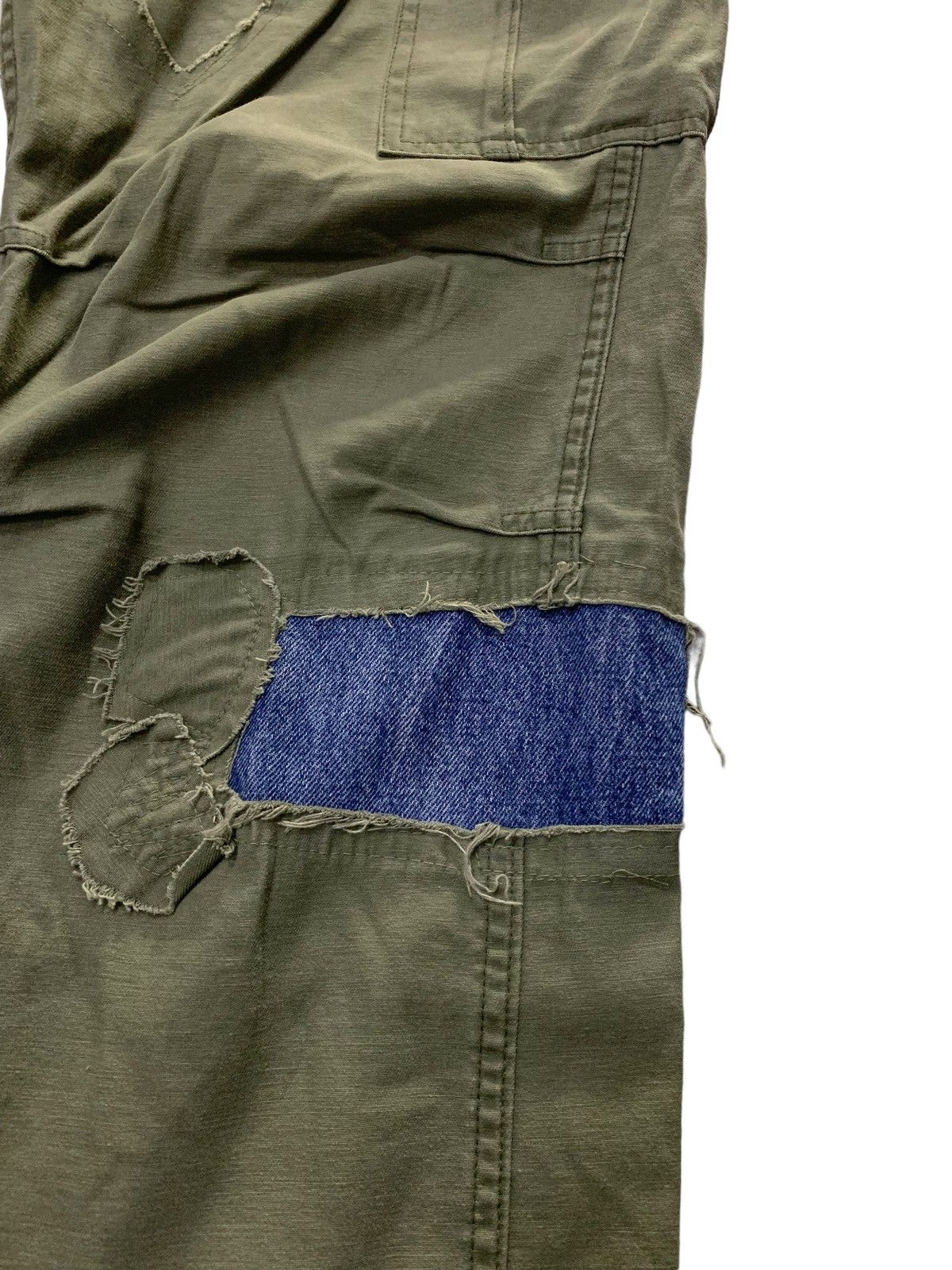 If Six Was Nine × Vintage Vintage Army Hybrid Reconstruct Cargo Baggy Jnco Y2k Style Size US 30 / EU 46 - 4 Thumbnail