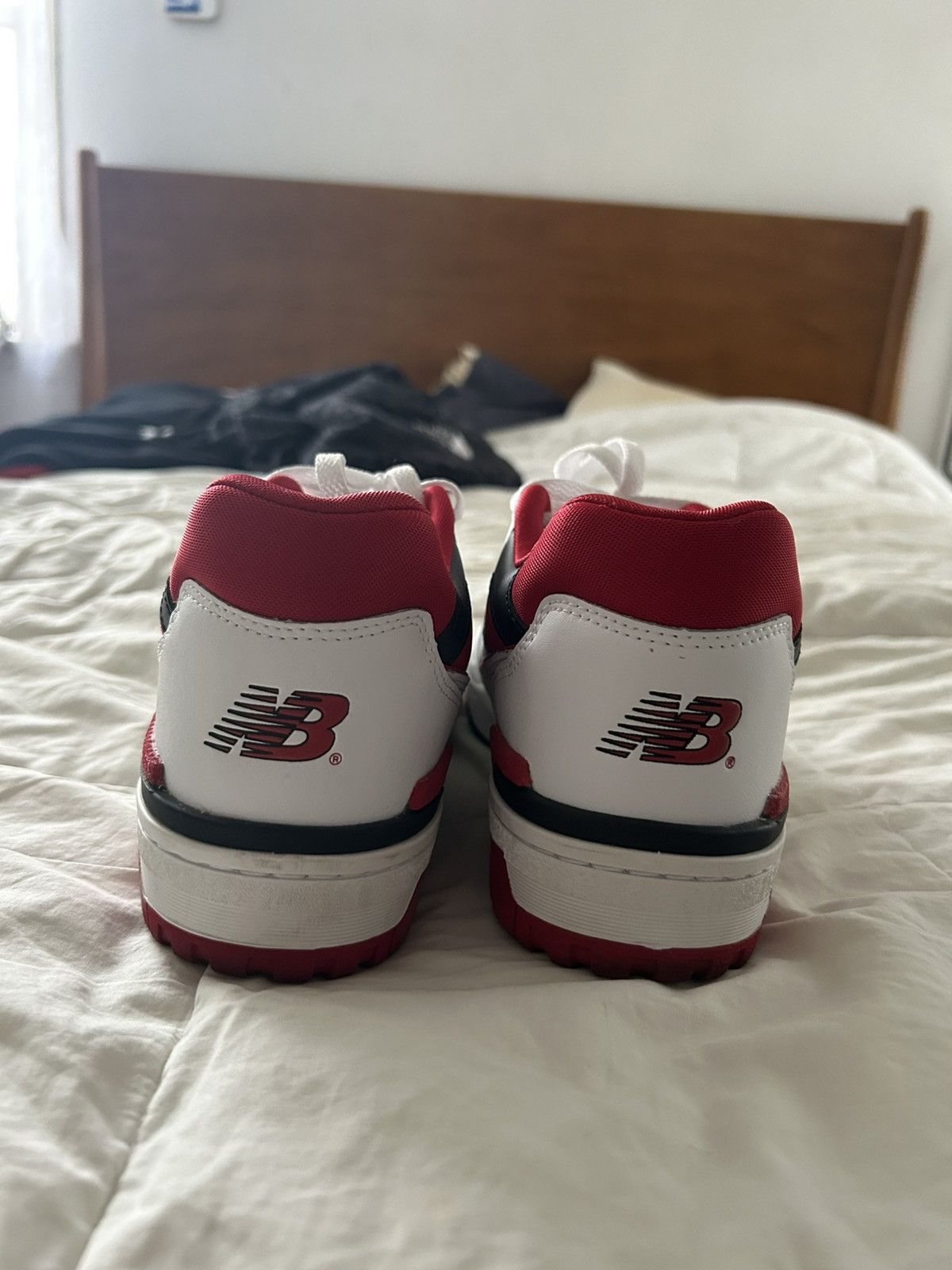 New Balance New Balance 550 White/Red Size US 10.5 / EU 43-44 - 3 Thumbnail