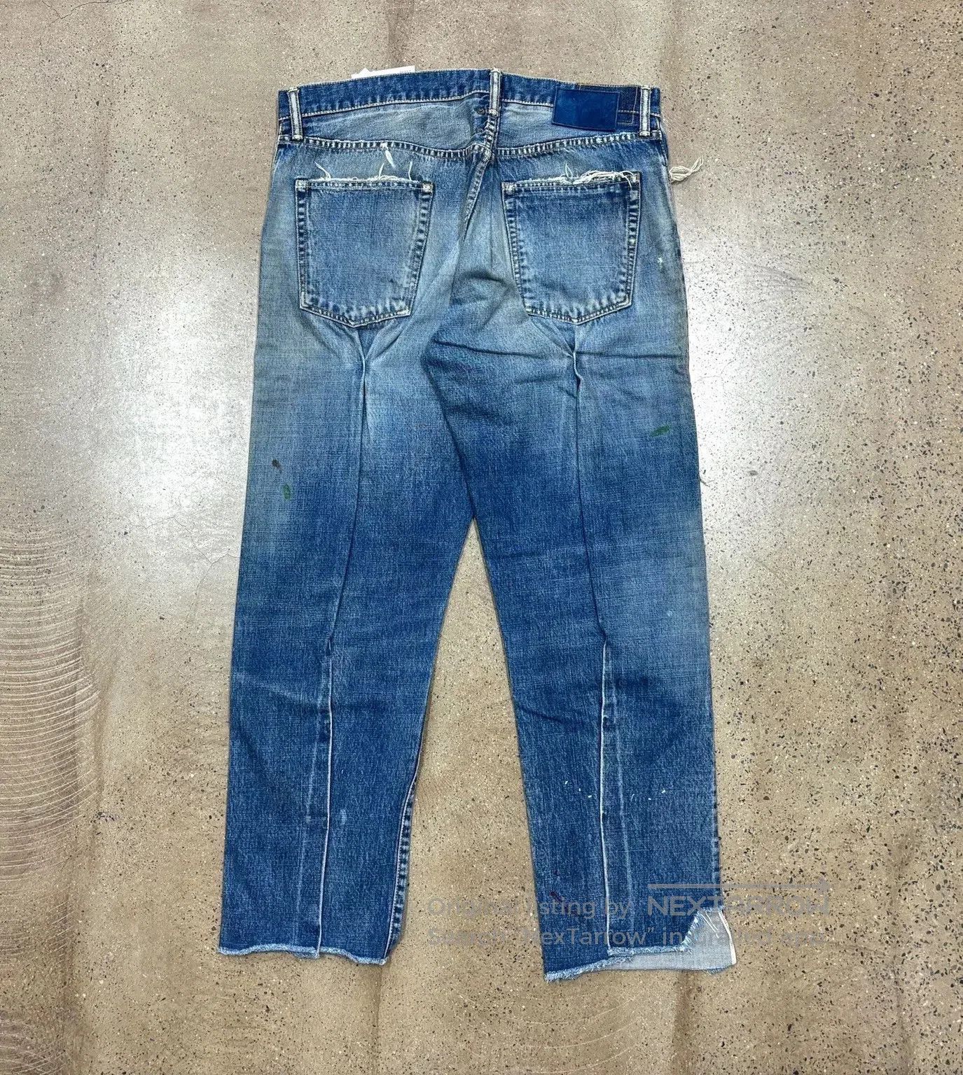 Visvim Visvim 19SS Journeyman Tacked Crash Denim Pants. Size US 34 / EU 50 - 2 Thumbnail