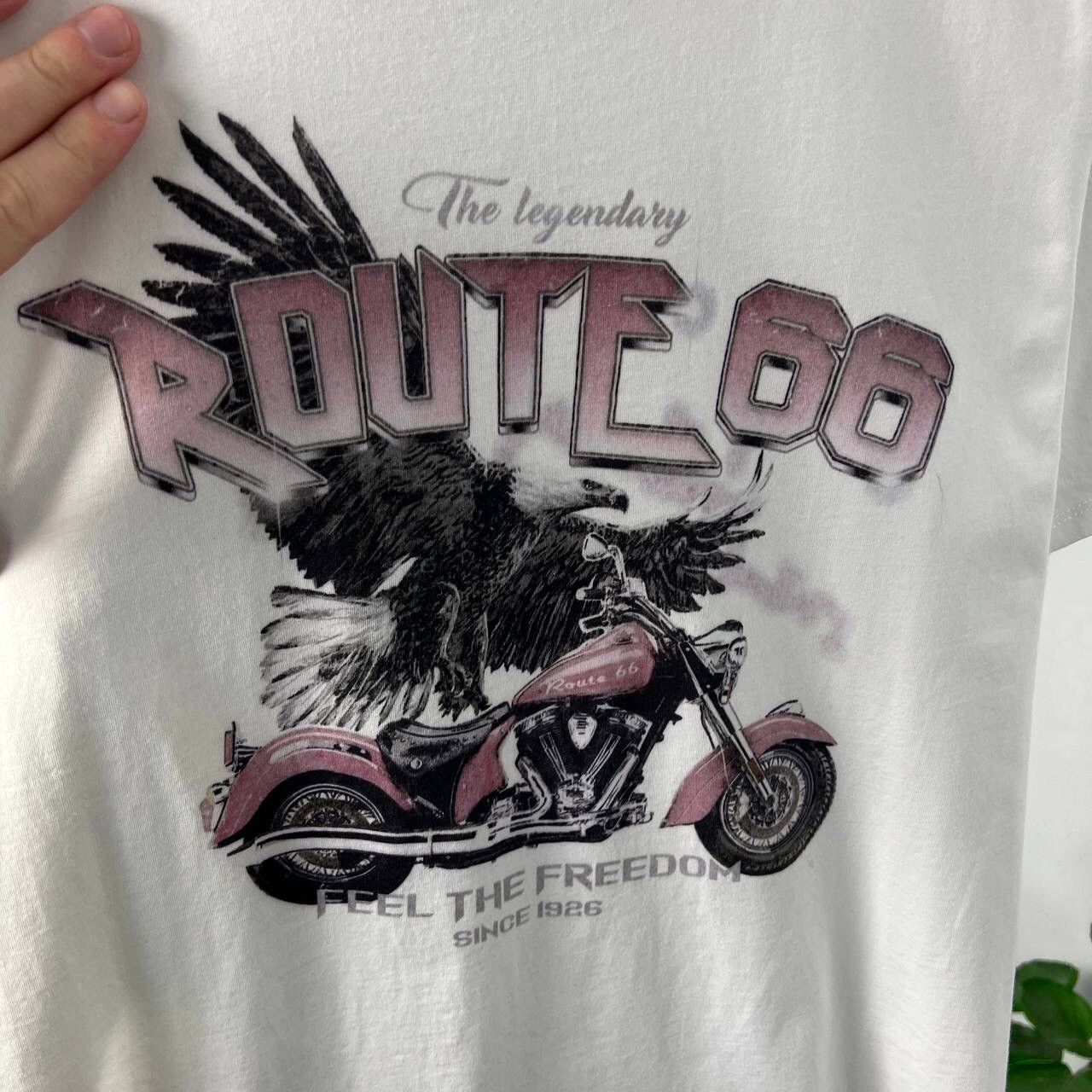 Vintage Route 66 T-shirt The Legendary Feel The Freedom Since 1926 Size US XL / EU 56 / 4 - 3 Thumbnail