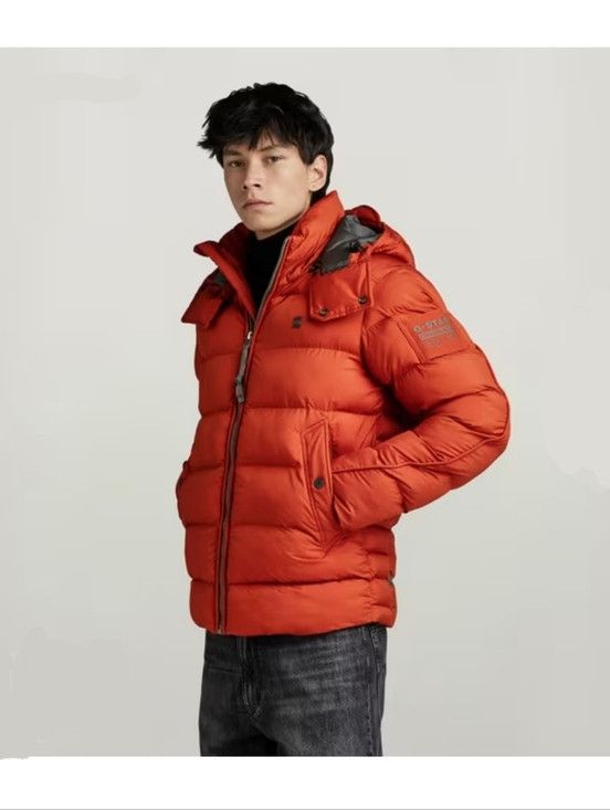 G-Star G-Star Raw G-Whistler Padded Hooded Puff Jacket Orange Size US XXL / EU 58 / 5 - 1 Thumbnail