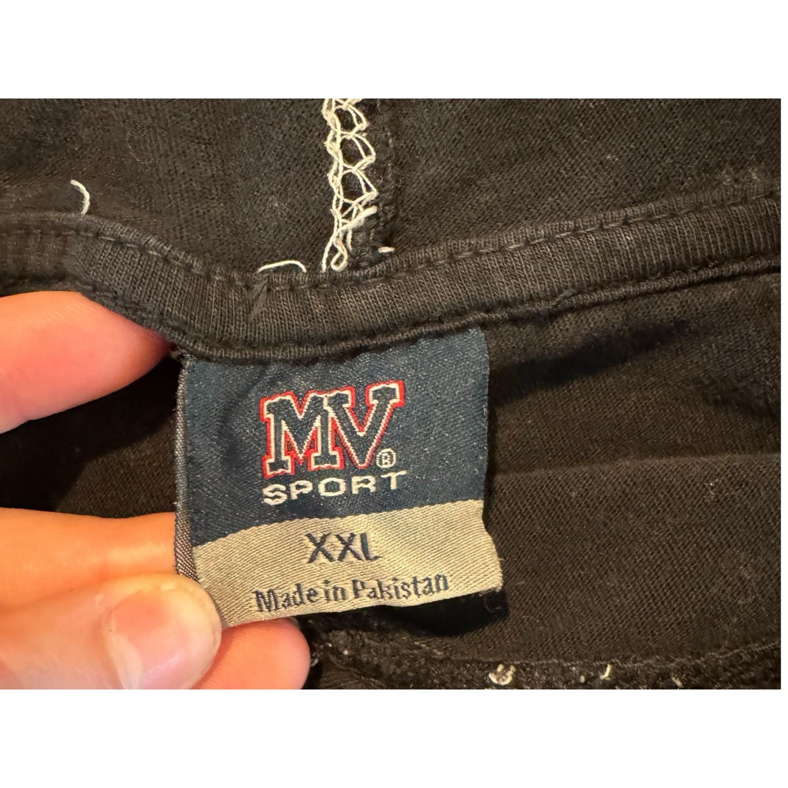 The Unbranded Brand MV Sport Men Black Acid Wash Pullover Hoodie Nashville XXL Size US XXL / EU 58 / 5 - 4 Thumbnail