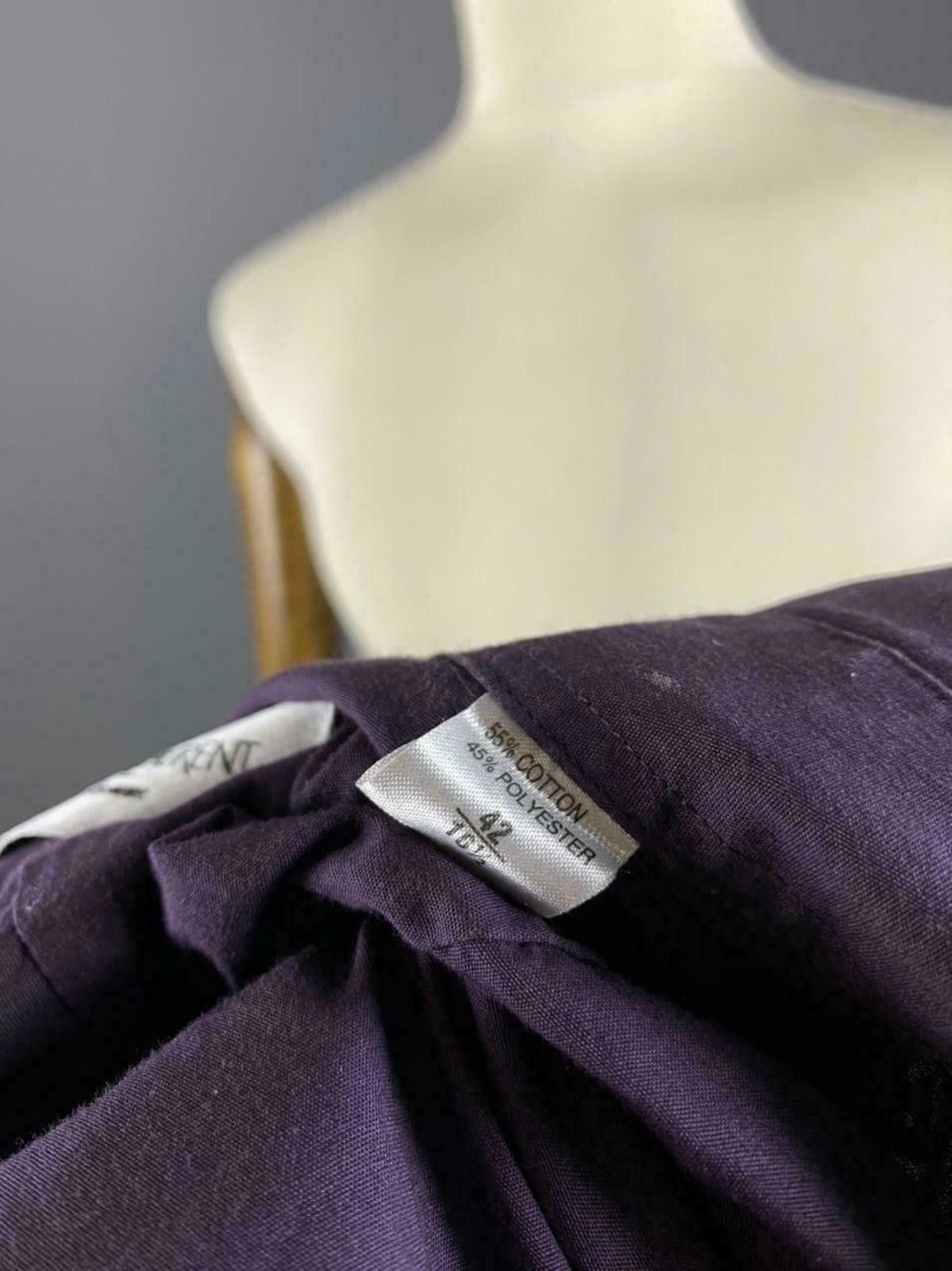 Yves Saint Laurent Vintage YSL Yves Saint Laurent Purple Dress Shirt 42 16 Size US M / EU 48-50 / 2 - 10 Thumbnail