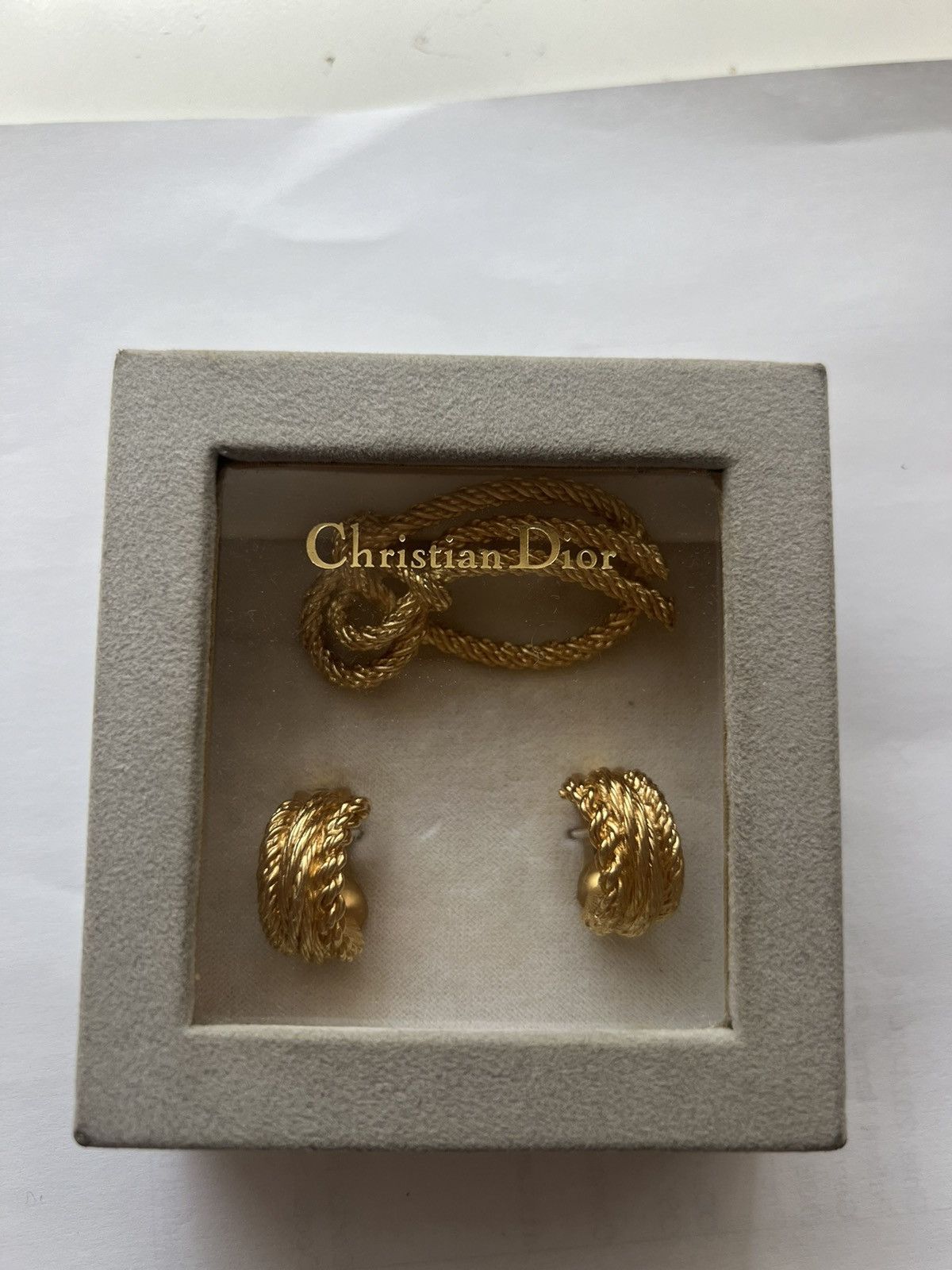 Dior Vintage Christian Dior brooch and earrings set Size ONE SIZE - 1 Thumbnail