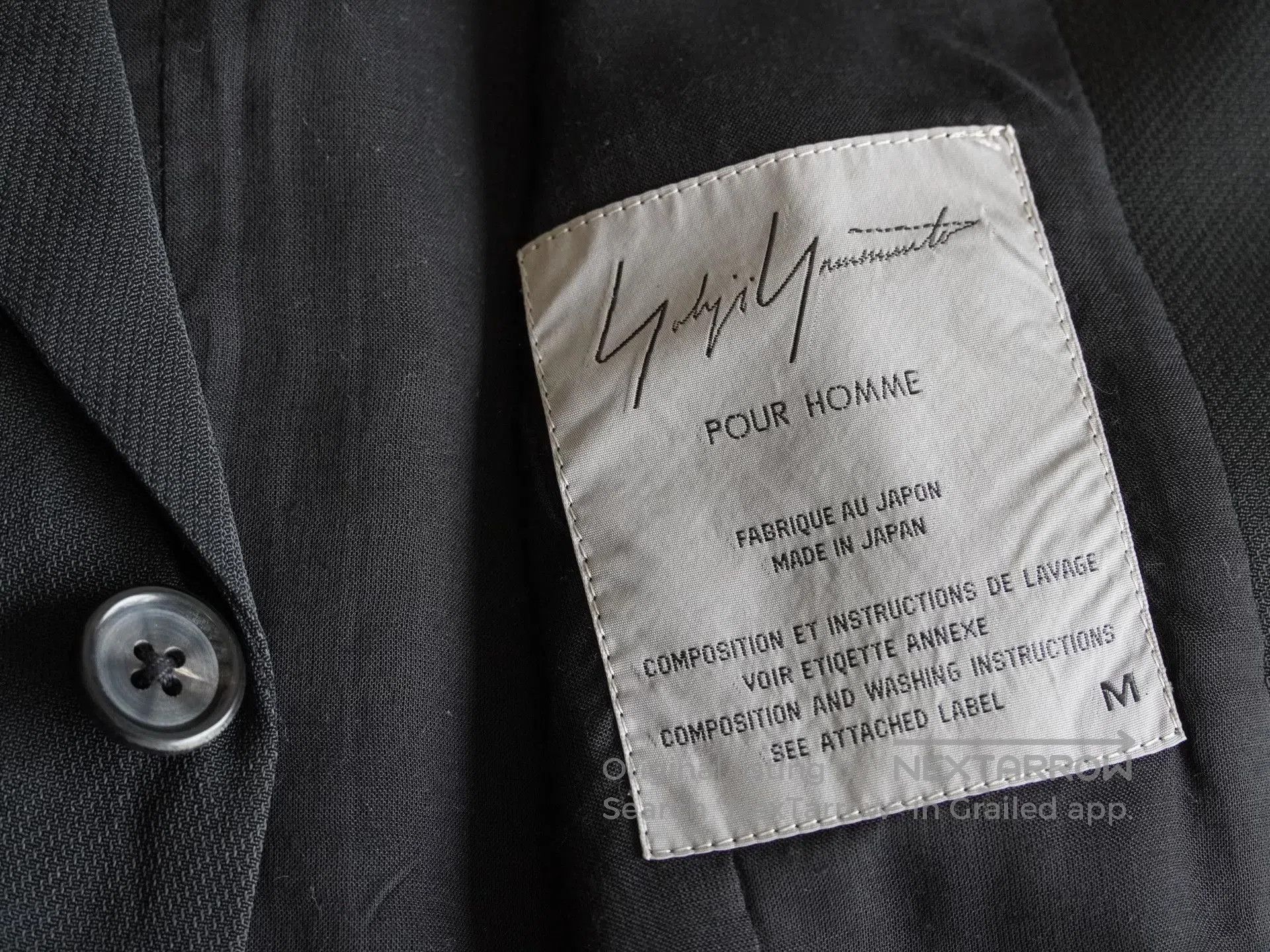Yohji Yamamoto Yohji Yamamoto 97SS White Line Jacket. Size US M / EU 48-50 / 2 - 5 Thumbnail
