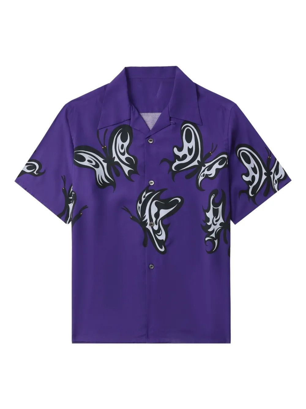 Other Men’s Butterfly Print Shirt – Casual Summer Statement Size US M / EU 48-50 / 2 - 3 Thumbnail