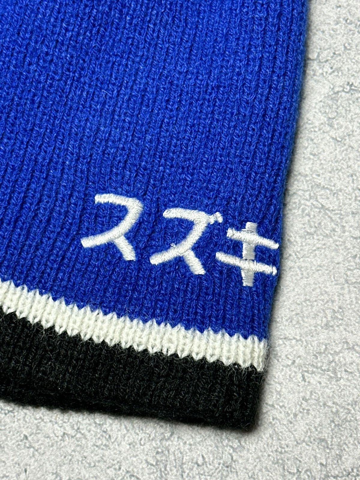 Vintage Vintage Suzuki Tyco Blue Racing Beanie Hat Size ONE SIZE - 5 Thumbnail