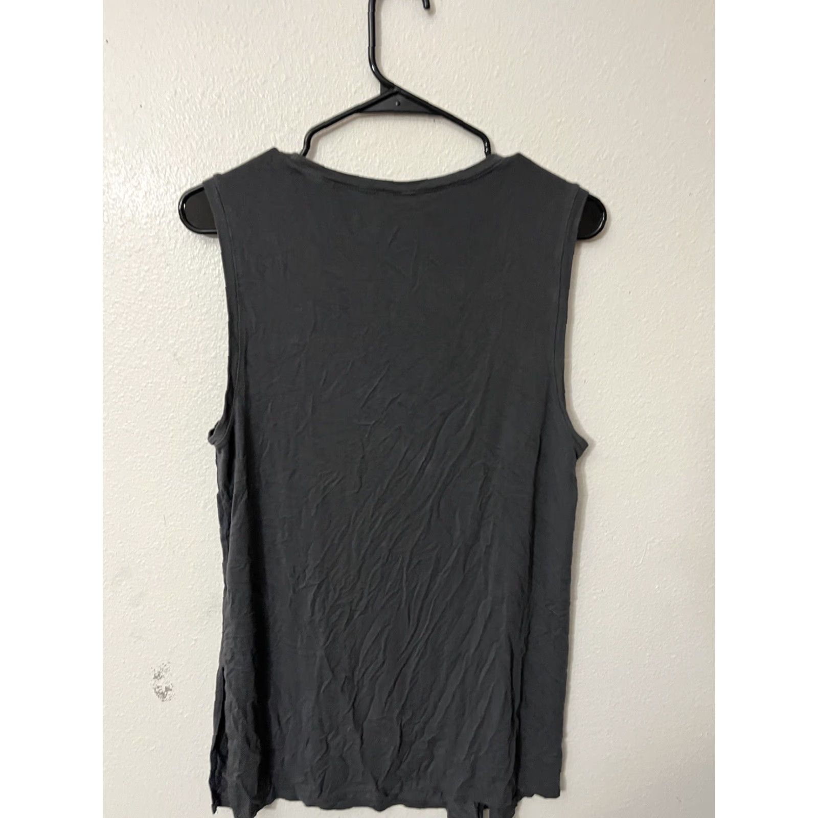 Fabletics Fabletics Tank Top Women's Small Gray Pullover Athletic Sleeveless Round Neck Tied Breathable Lightweight Jersey Activewear Casual Holiday Beach Size S / US 4 / IT 40 - 2 Thumbnail