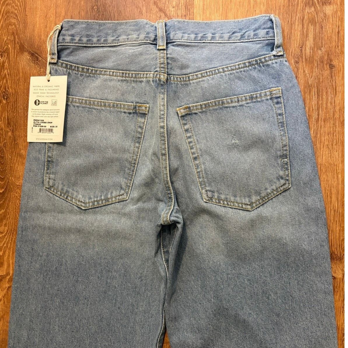 ETICA NWT Etica Altin Loose Crop Jeans Ithaca Wash Size 25 Size 25" / US 0 / IT 36 - 8 Thumbnail