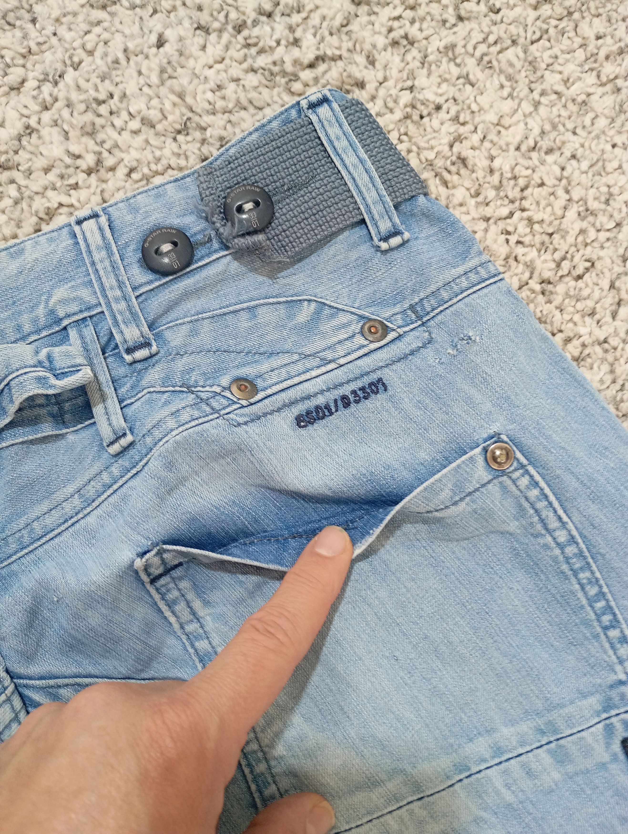 G-Star G-Star Raw Loose Fit Denim Jeans Storm Elwood Size US 32 / EU 48 - 7 Thumbnail