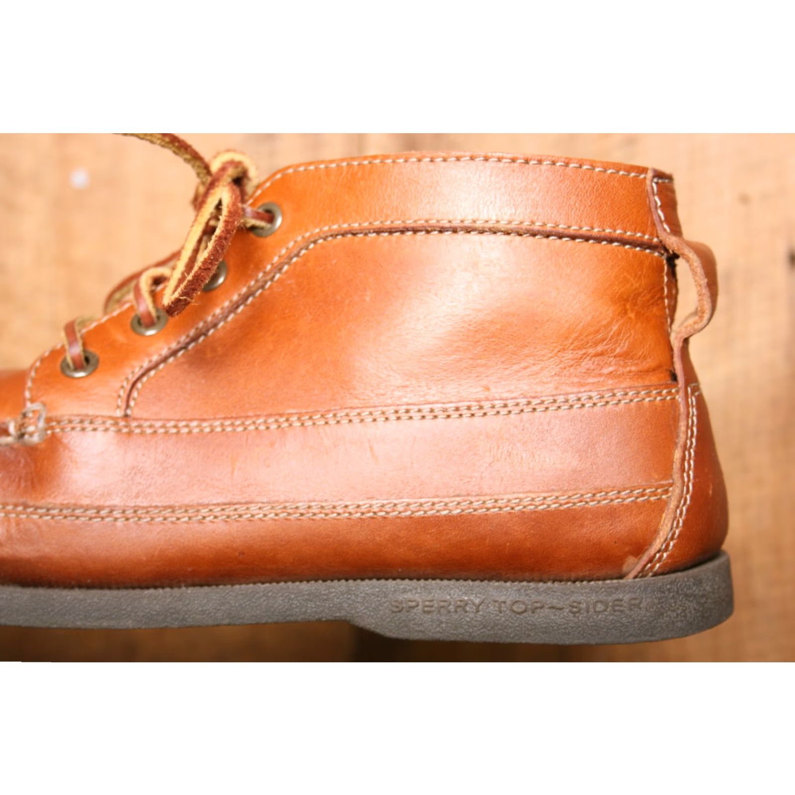 Sperry SPERRY TOP-SIDER x J.Crew Tan Leather Mid-Ankle Chukka Boots Men Sz. 9M Size US 9 / EU 42 - 7 Thumbnail