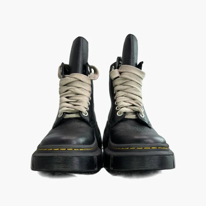 Dr. Martens × Rick Owens Rick Owens x Dr. Martens 1460 Black Leather Boots Unisex Size US 7 / EU 40 - 1 Thumbnail
