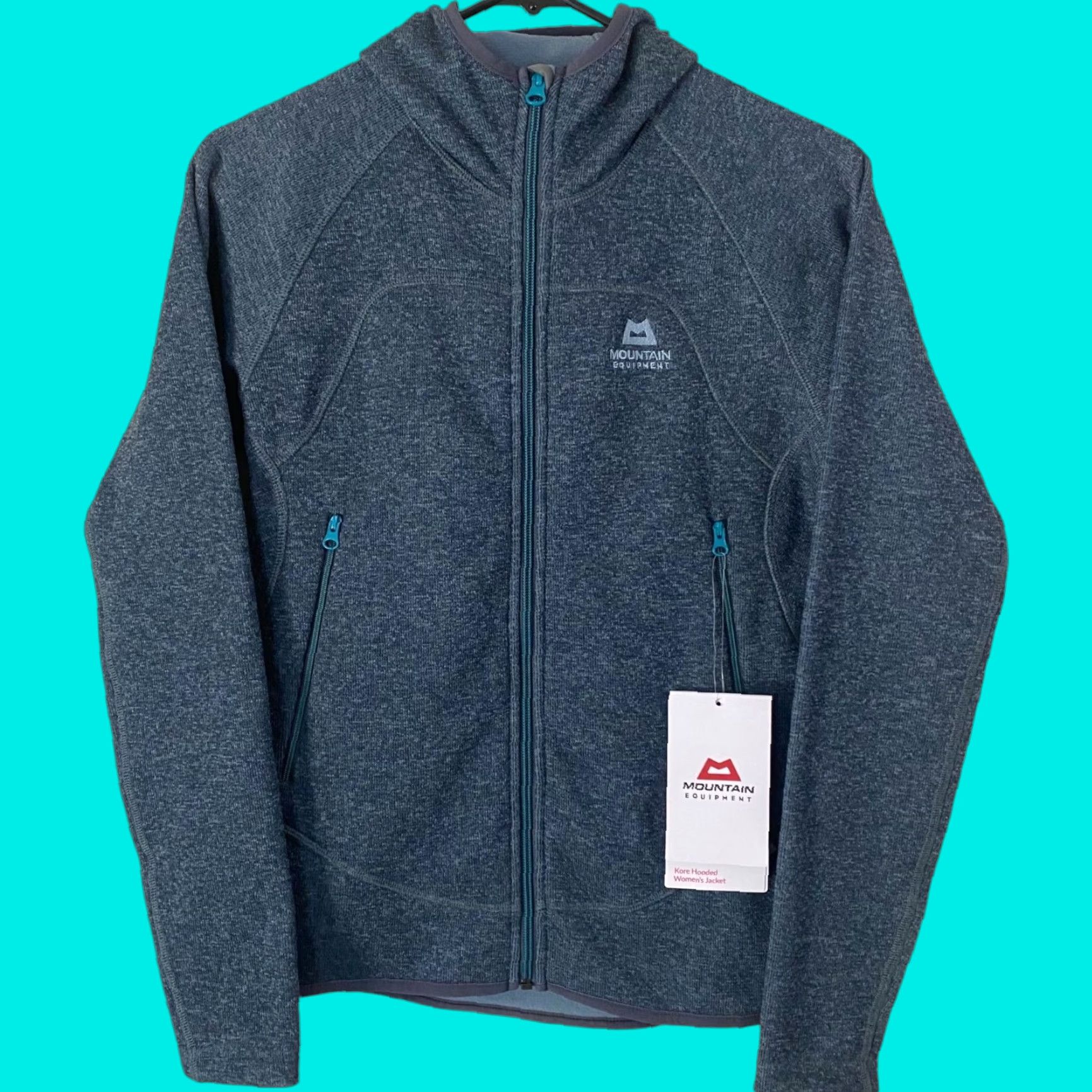 Mountain Equipment Mountain Equipment Kore Full-Zip Hooded Jacket Womens Small Blue Hiking New Size S / US 4 / IT 40 - 1 Thumbnail