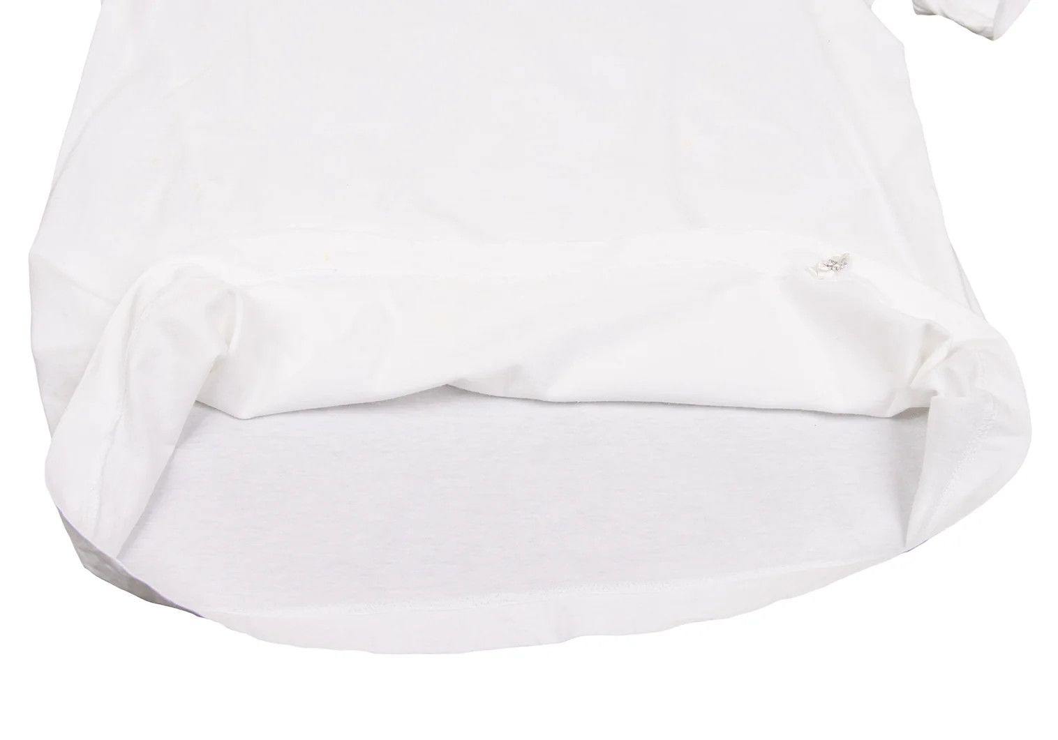 Issey Miyake Basic Cotton Short Sleeve T-Shirt in Off White M Size US M / EU 48-50 / 2 - 12 Thumbnail