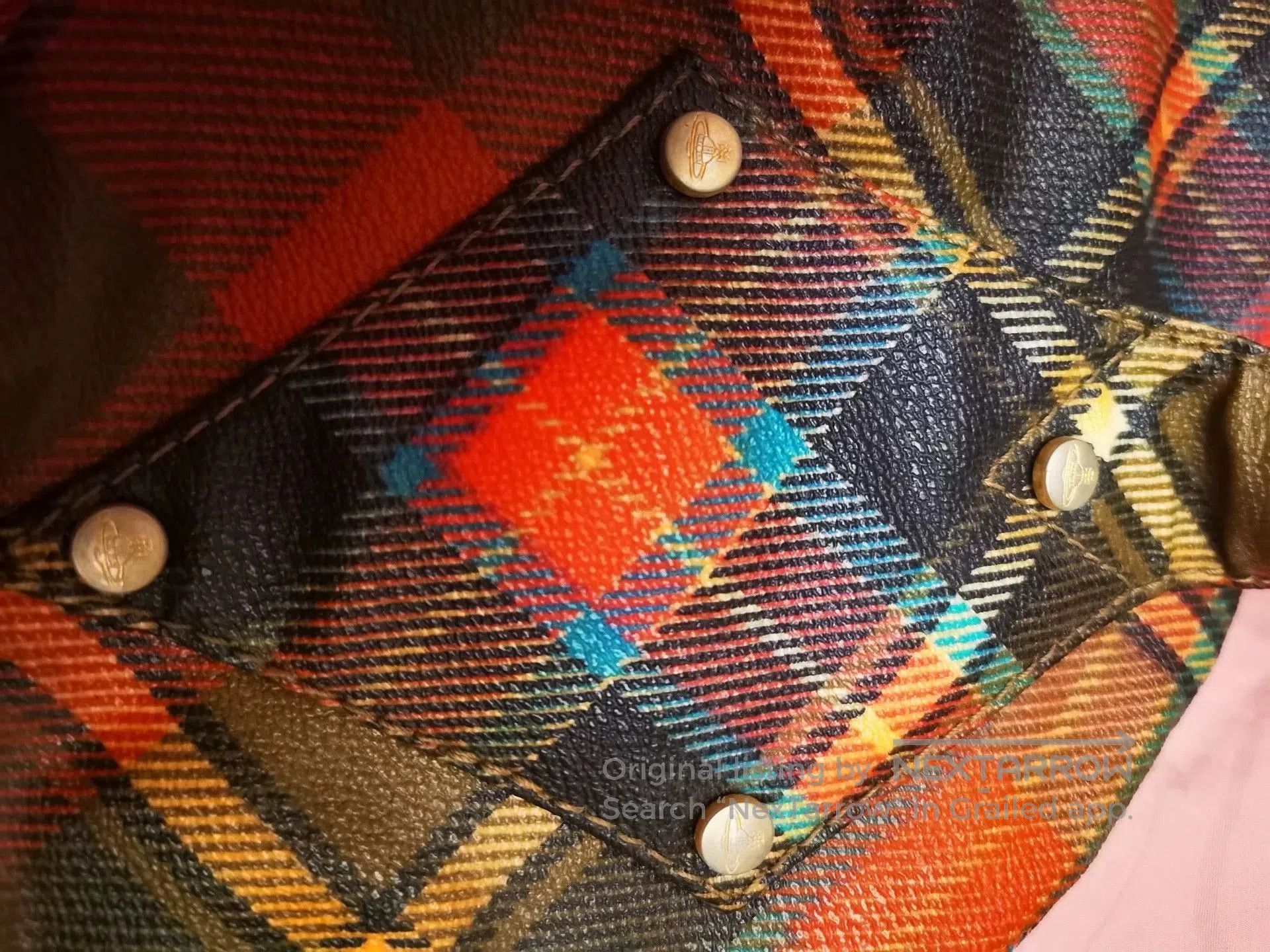 Vivienne Westwood Vivienne Westwood Red Plaid Bowling Bag. Size ONE SIZE - 3 Thumbnail