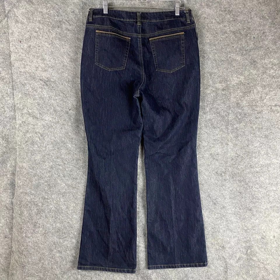 Jones New York Jones New York Jeans Size 12 Women's Flared Denim 32" Waist Size 34" / US 12 / IT 48 - 6 Thumbnail