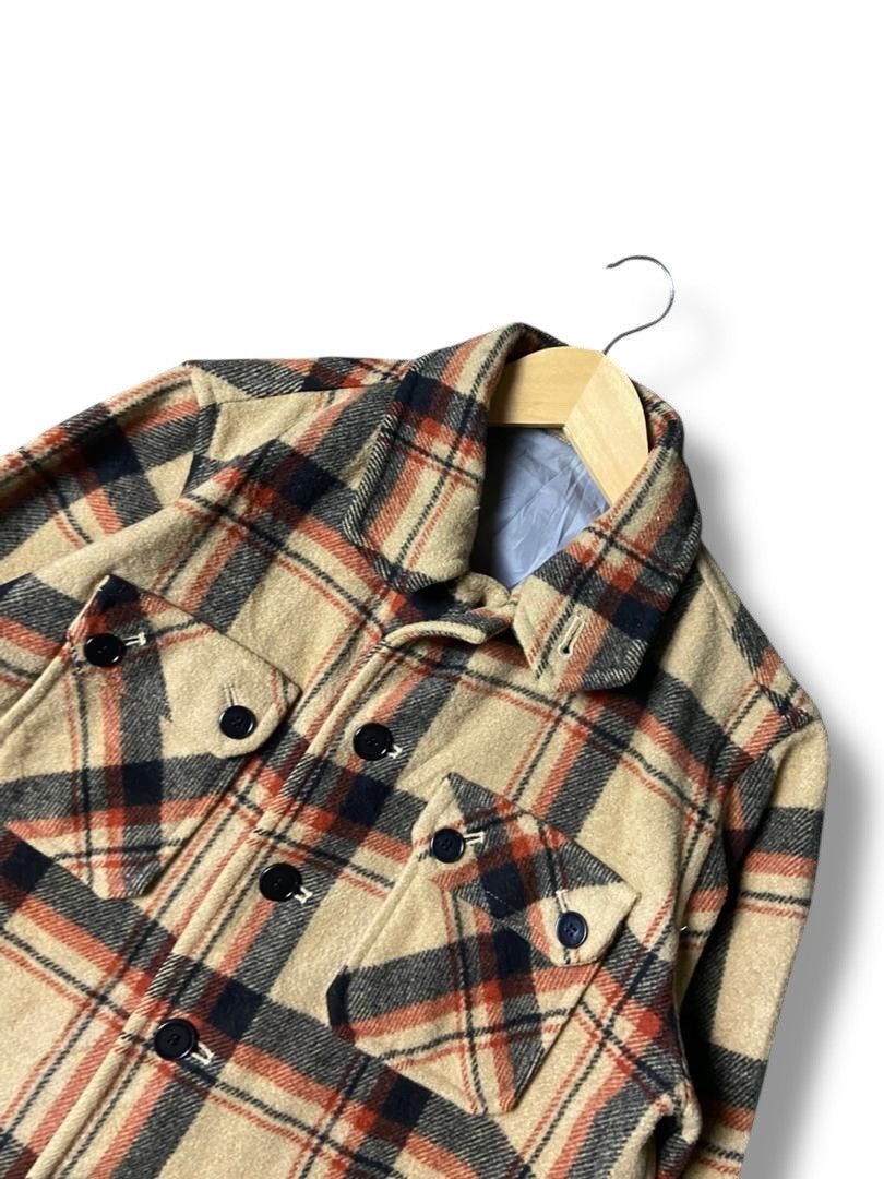 Japanese Brand Vox Inc. Wool Plaid Checkered Button Up Shirts (173) Size US S / EU 44-46 / 1 - 5 Thumbnail