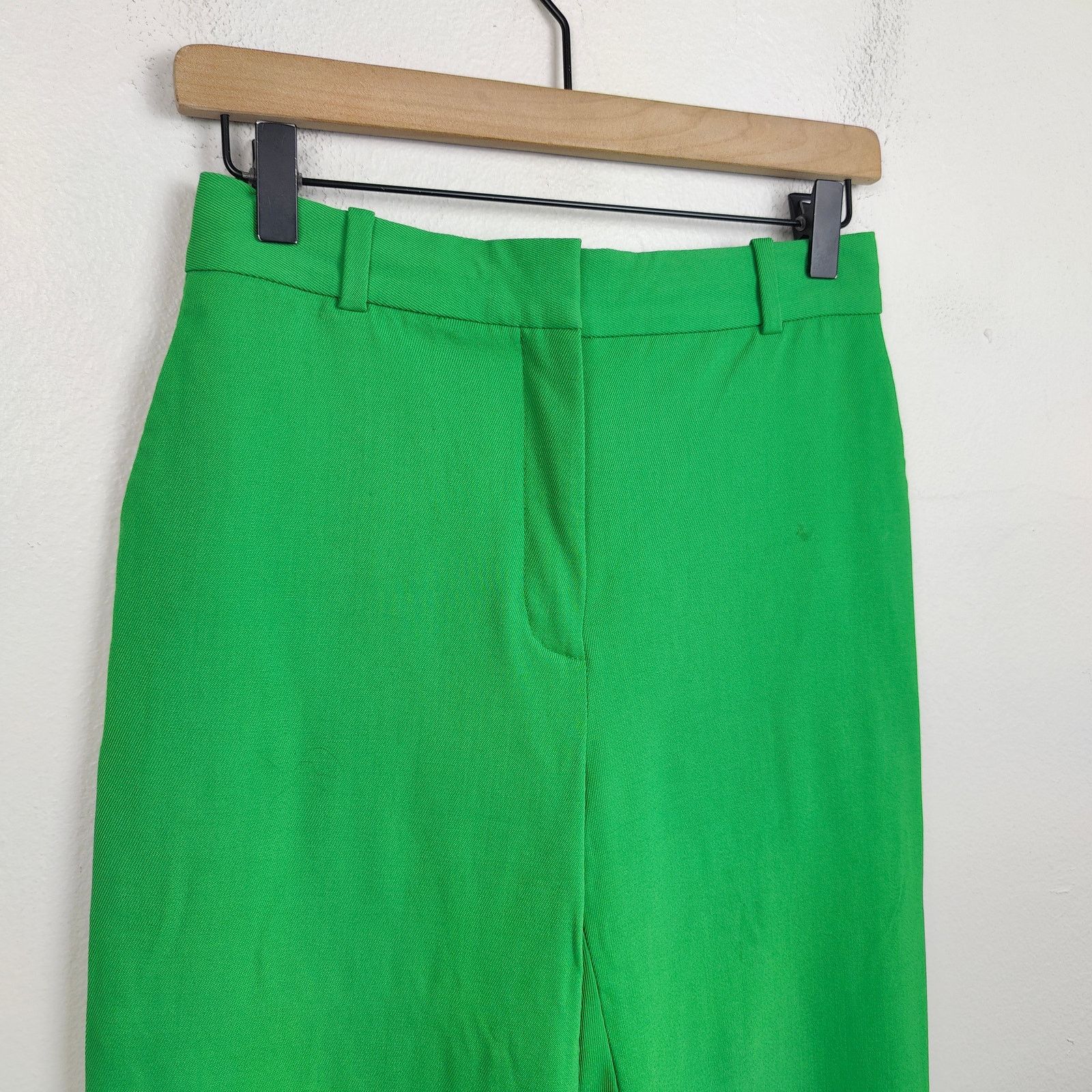 Aritzia Aritzia Babaton Agency Pant City Wool Womens 4 Green Size 27" / US 4 / IT 40 - 2 Thumbnail