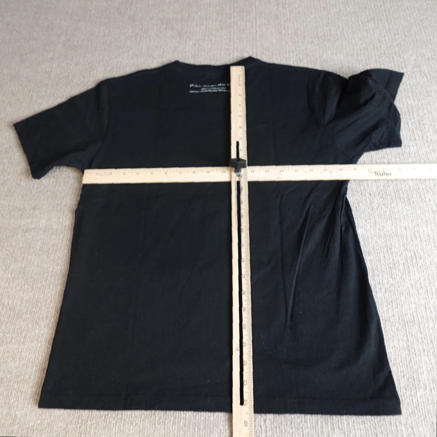 Doublet Graniph Shirt M Black Double Sided Piet Mondrian Short Sleeve Graphic Print Knit Cotton T-Shirt Men Size US M / EU 48-50 / 2 - 4 Thumbnail