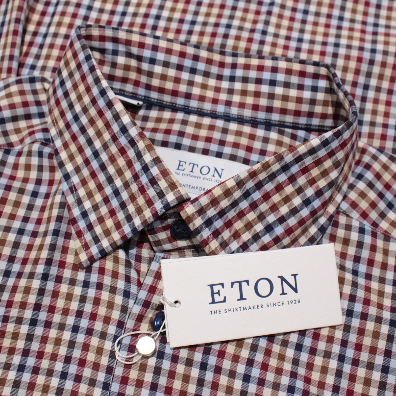 Eton Eton New with tags Shirt Size L US In Red Size US L / EU 52-54 / 3 - 1 Thumbnail