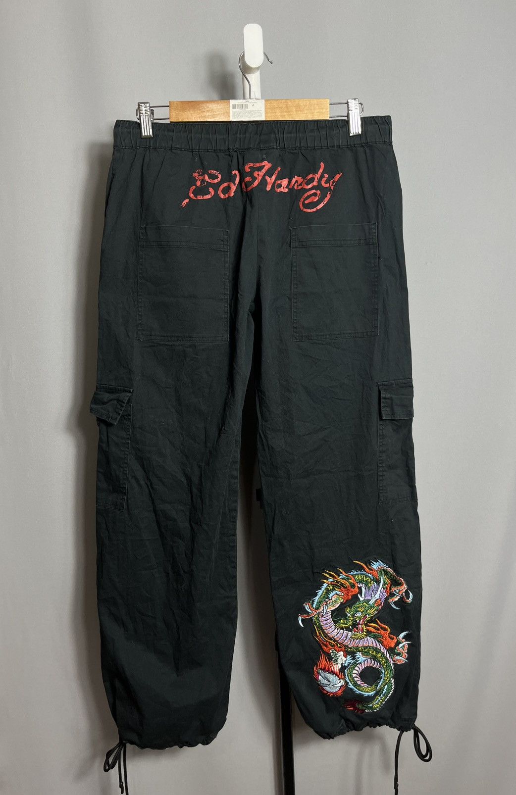 Ed Hardy Ed Hardy Urban Outfitters Cargo Pants Embroidered Cotton Size 28" / US 6 / IT 42 - 4 Thumbnail