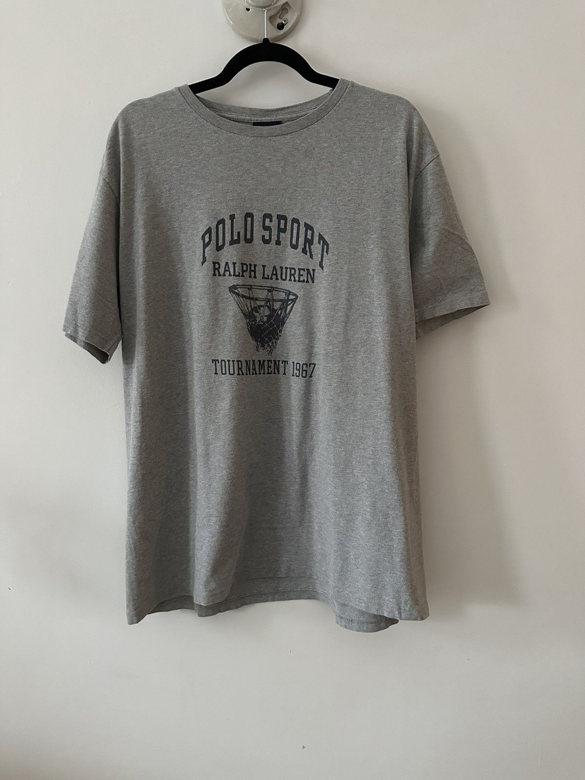 Polo Ralph Lauren Polo Sport 1967 Basketball Tournament T-Shirt - Grey Size US L / EU 52-54 / 3 - 1 Thumbnail