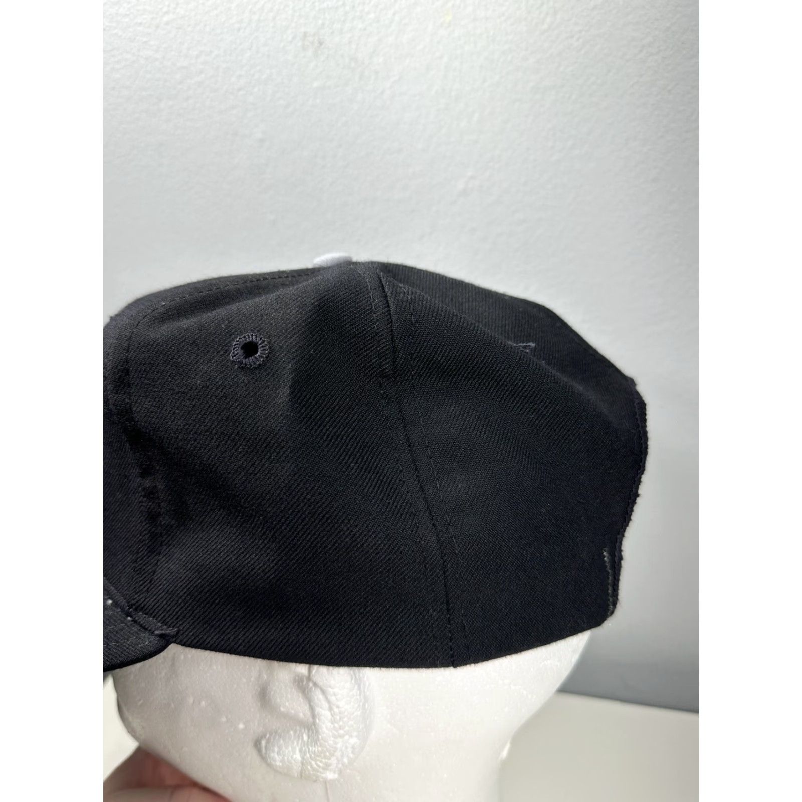 New Era VINTAGE 90s Chevrolet Hanes New Era Pro Snapback Hat Made in USA Black M/L Size ONE SIZE - 4 Thumbnail