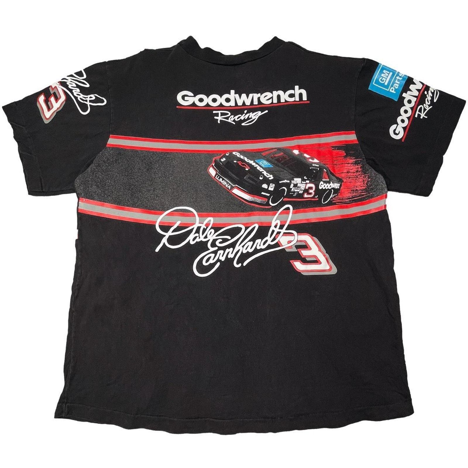 NASCAR Vintage aop nascar shirt 90s Dale Earnhardt XL Single Stitch Size US XL / EU 56 / 4 - 2 Thumbnail
