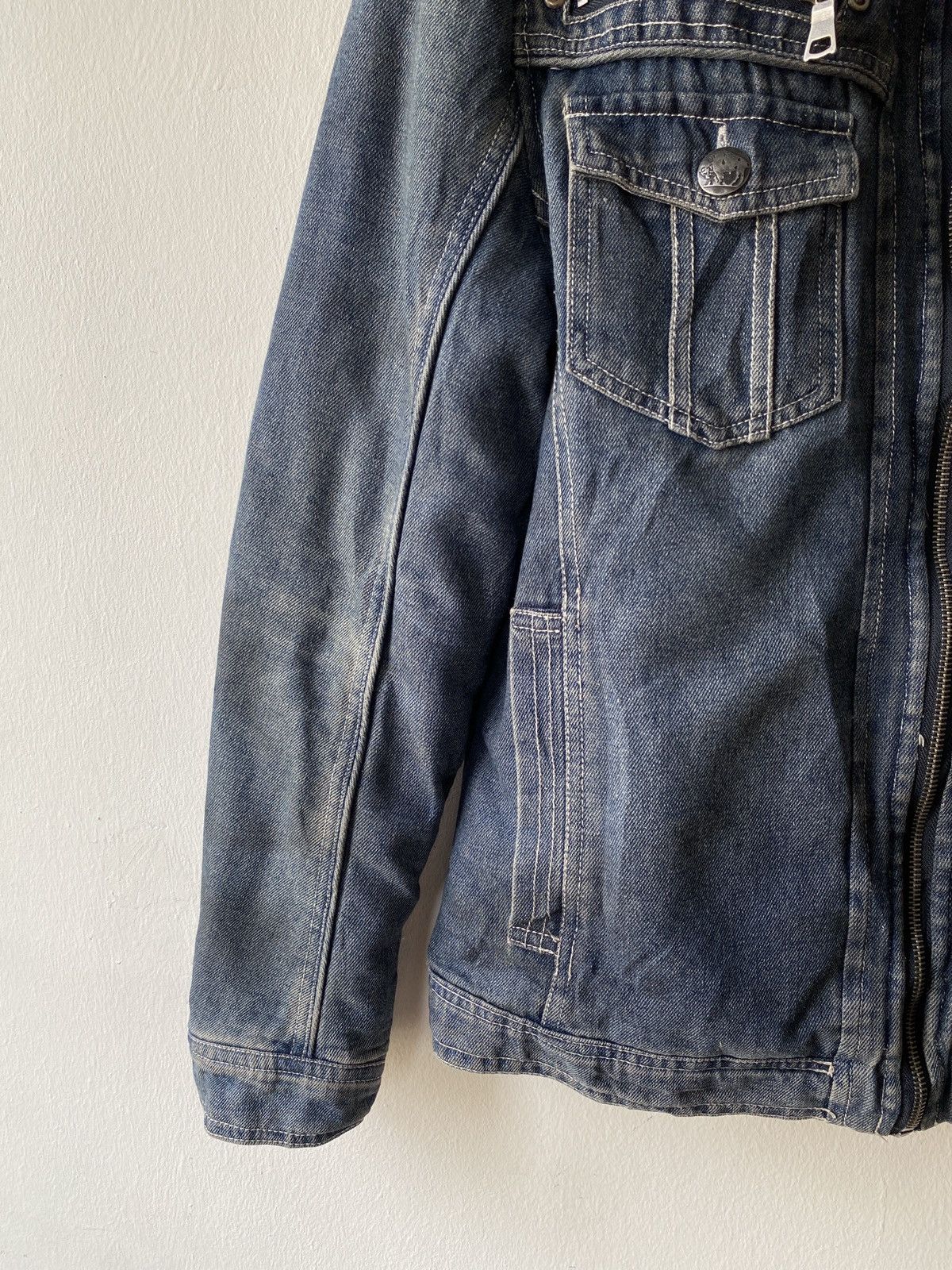 In The Attic In The Attic Japan Faux Fur Denim Jacket Size US M / EU 48-50 / 2 - 5 Thumbnail