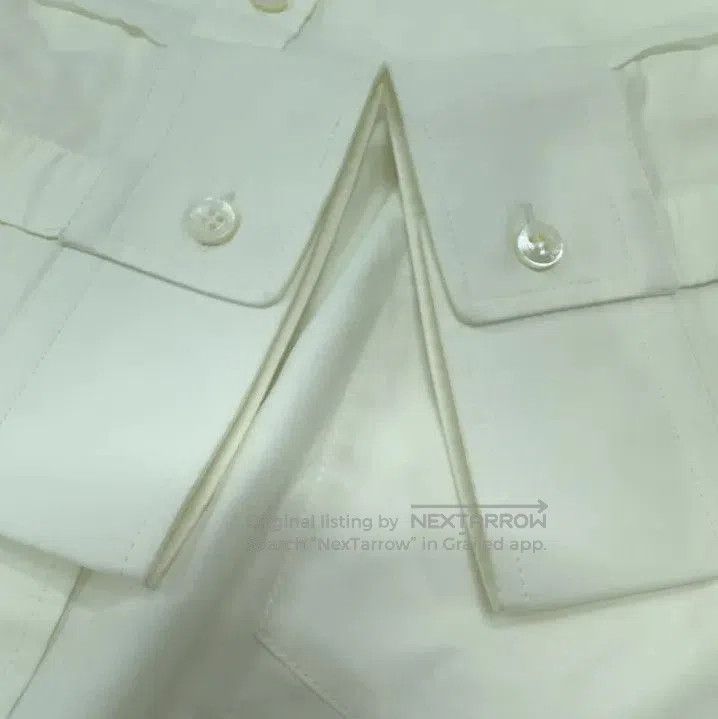 Balenciaga Balenciaga White Logo Long Sleeve Shirt. Size US M / EU 48-50 / 2 - 7 Thumbnail