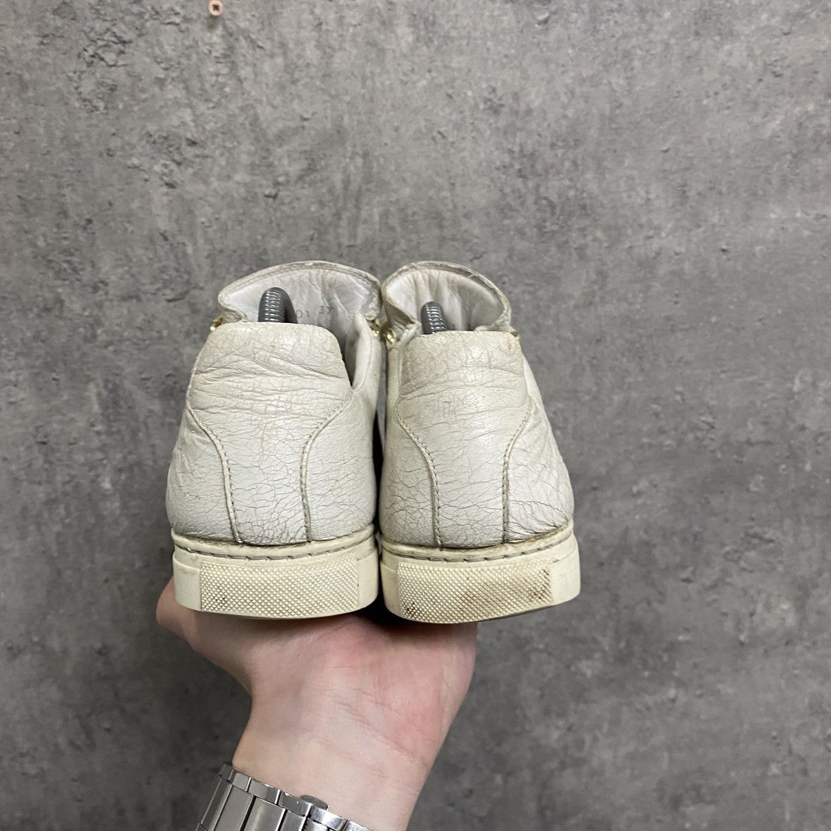 Balenciaga Balenciaga Arena Low Top Sneakers White Size US 5 / EU 37 - 9 Thumbnail