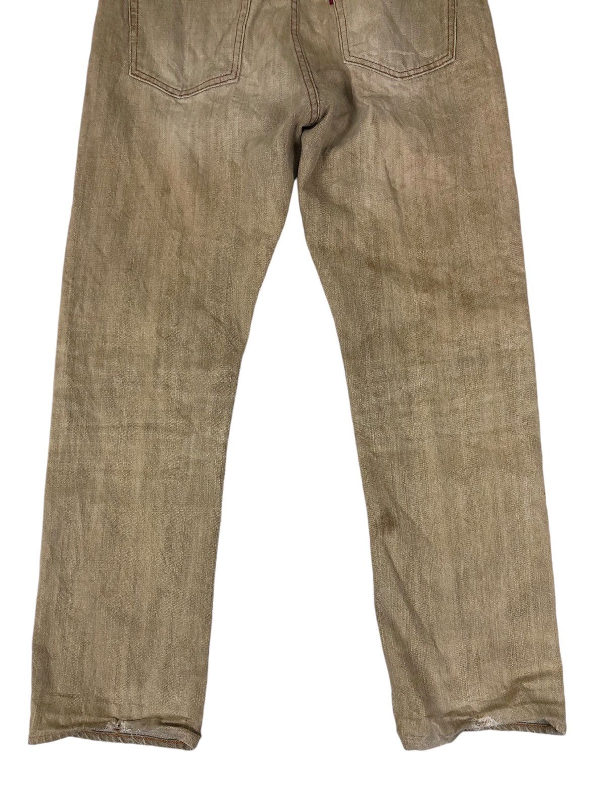 Eternal × Japanese Brand Eternal Distress Ripped Dirty Patina Denim Jeans Size US 31 - 10 Thumbnail