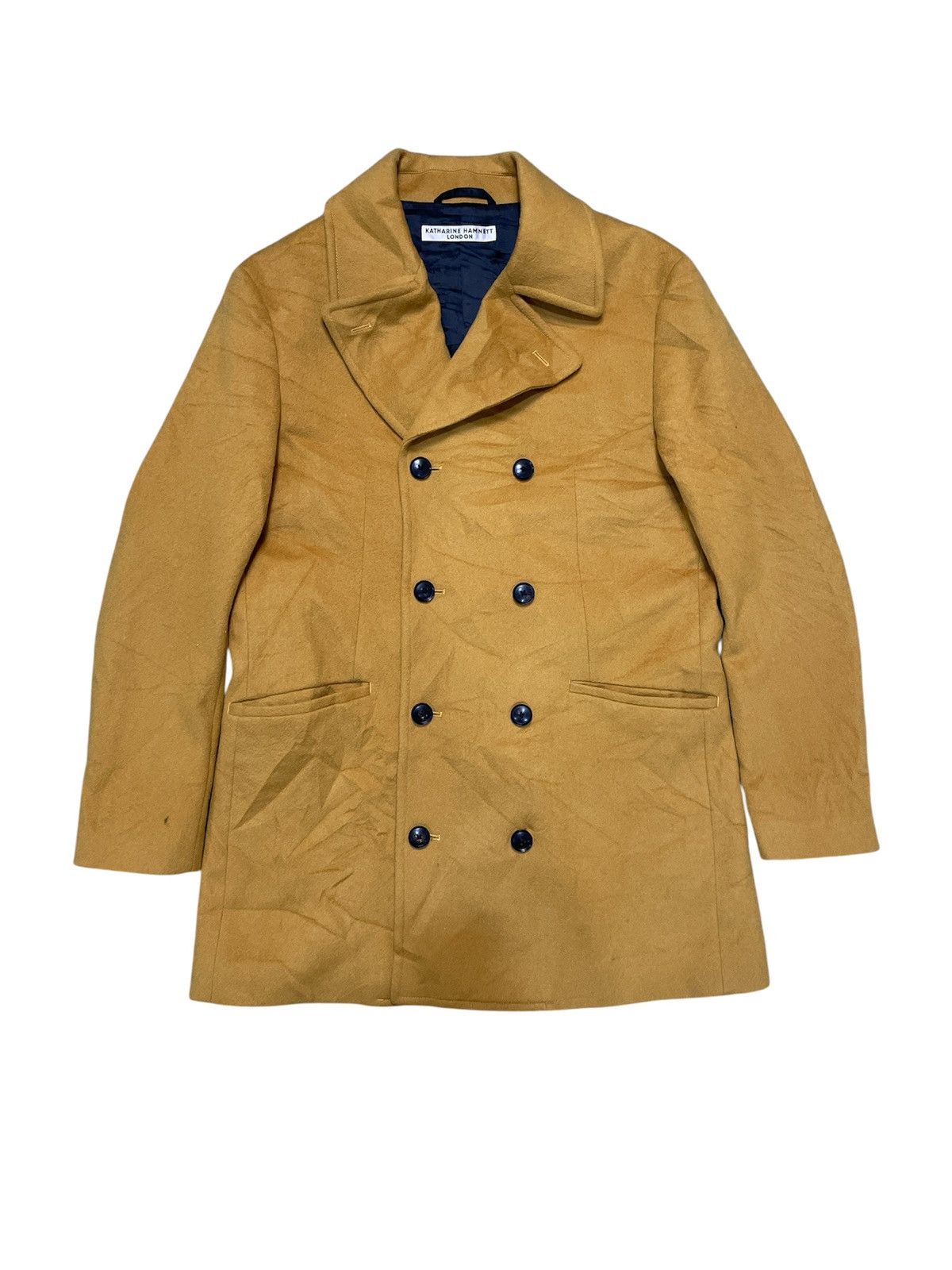 Katharine Hamnett London 🥷🏿Katharine Hamnett London Soft Wool Pea Coat Size US M / EU 48-50 / 2 - 1 Thumbnail