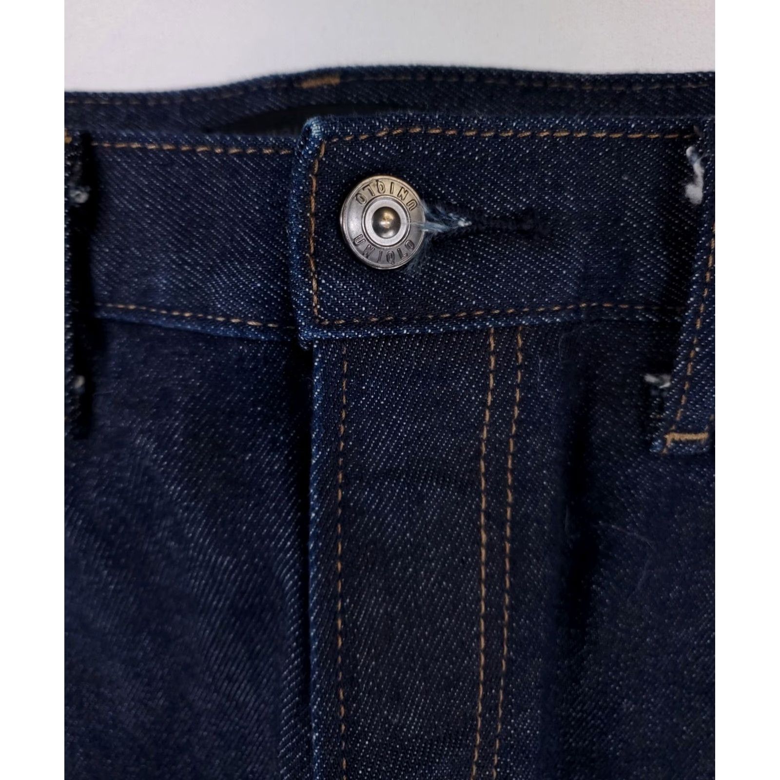 Uniqlo Uniqlo Jeans Slim Straight Kaihara Mens 32 X 33 Inseam 33 Blue Selvedge Straight Mens Size US 32 / EU 48 - 2 Thumbnail