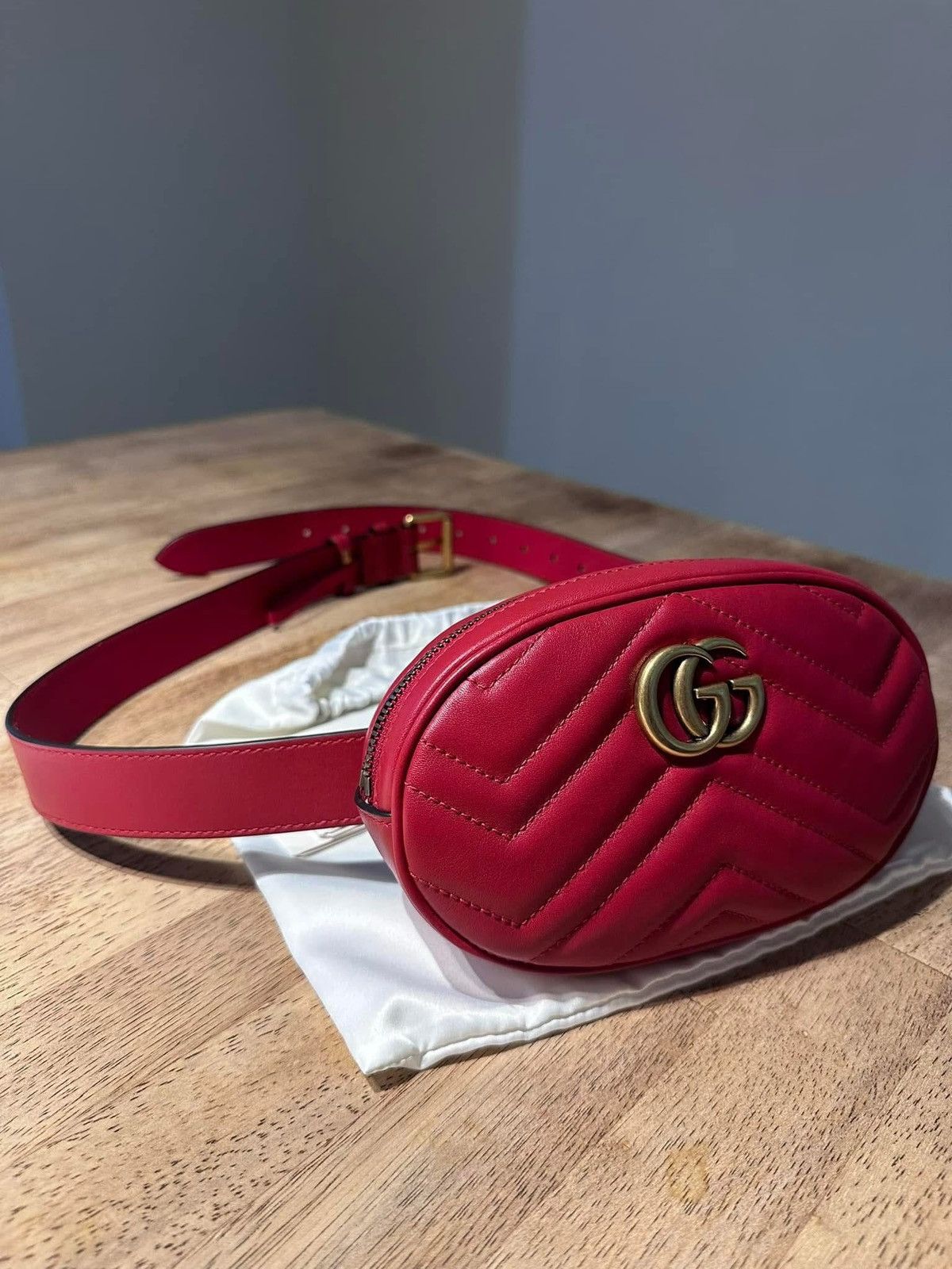 Gucci Gucci GG Marmont Matelassé Belt Bag Size ONE SIZE - 12 Thumbnail