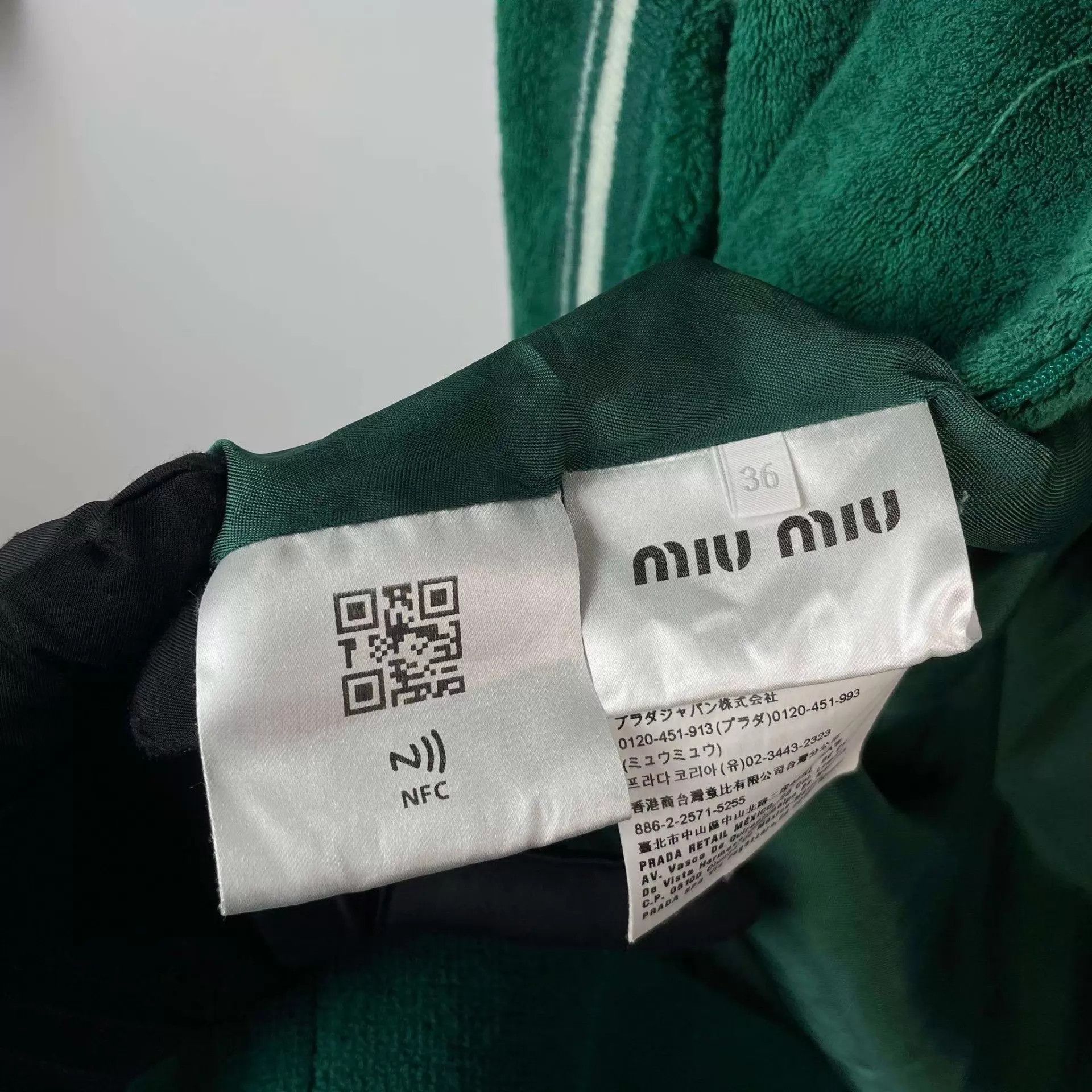 Miu Miu MIU MIU Green Jacket 36 Size XS / US 0-2 / IT 36-38 - 5 Thumbnail