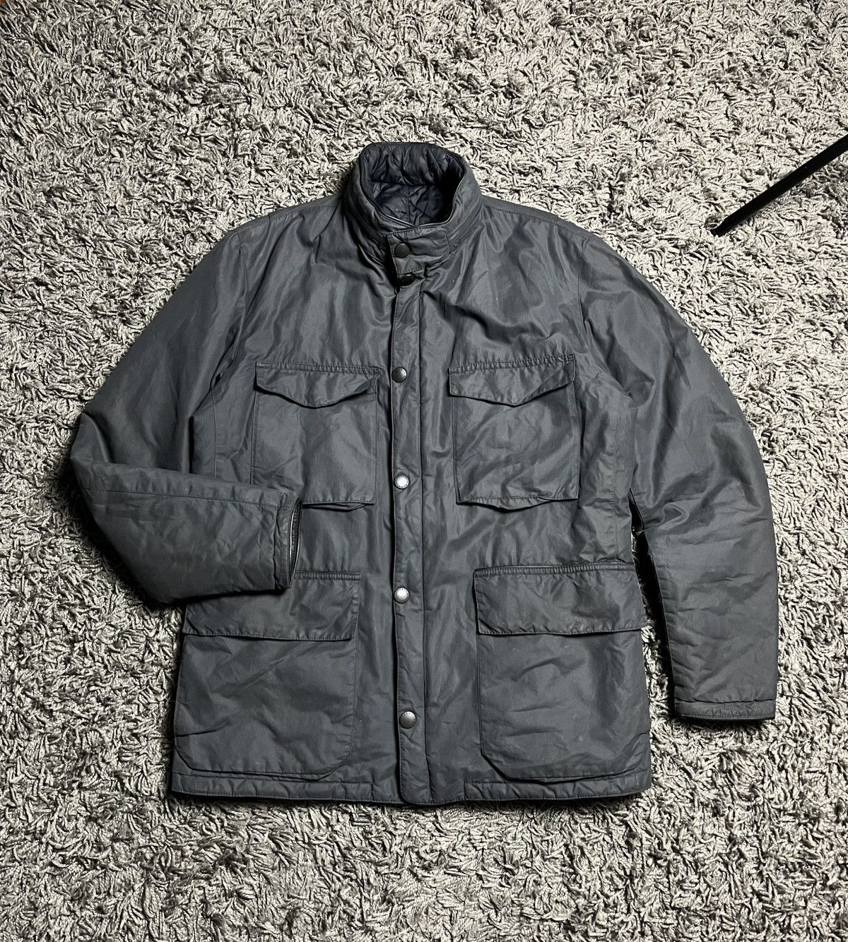 Barbour Rare Barbour Bedley Wax Jacket - Multi-Pocket Field Coat Size US M / EU 48-50 / 2 - 2 Thumbnail