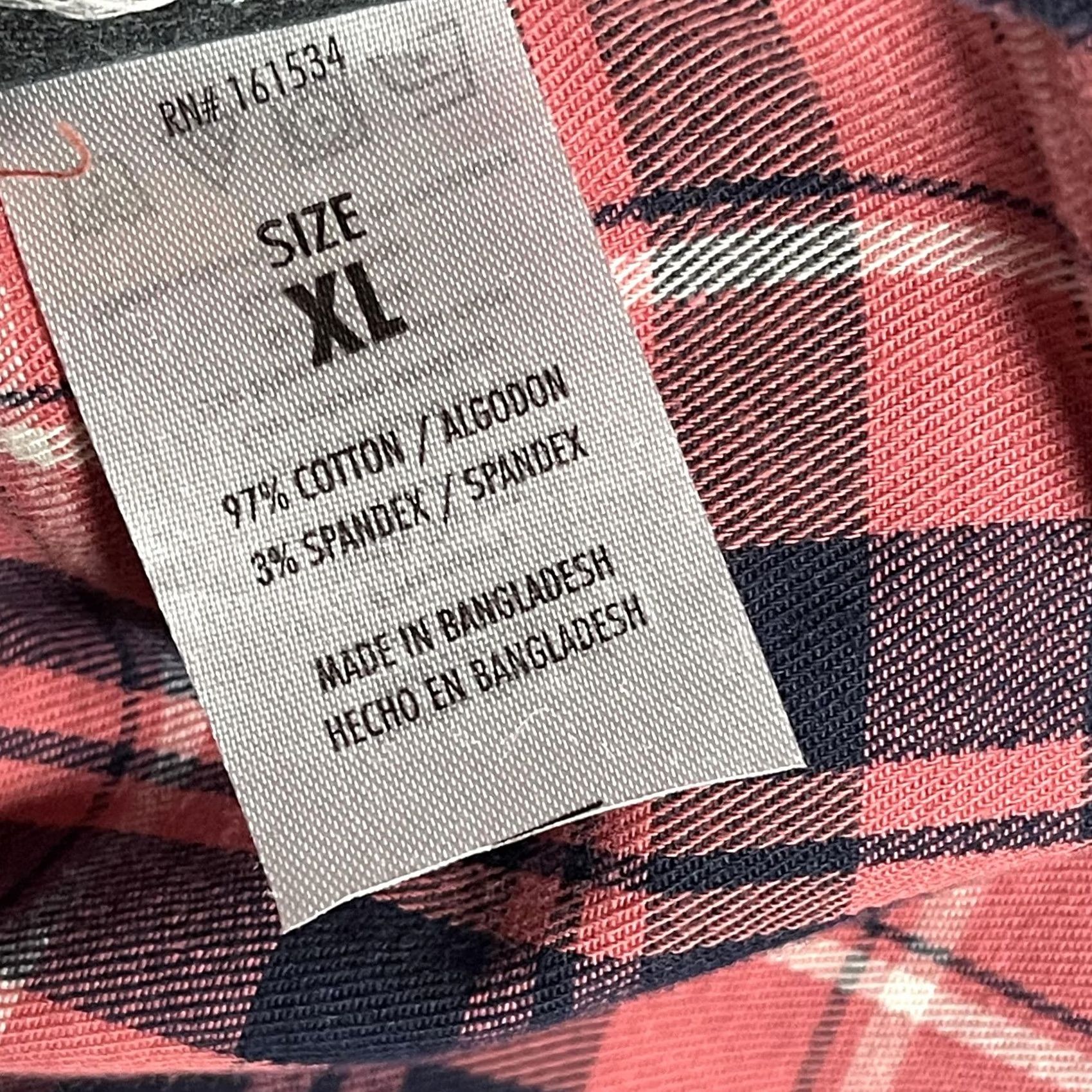 Eddie Bauer Eddie Bauer Shirt Mens XL Pink Plaid Short Sleeve Button Up Workwear Foreman Fit Size US XL / EU 56 / 4 - 7 Thumbnail