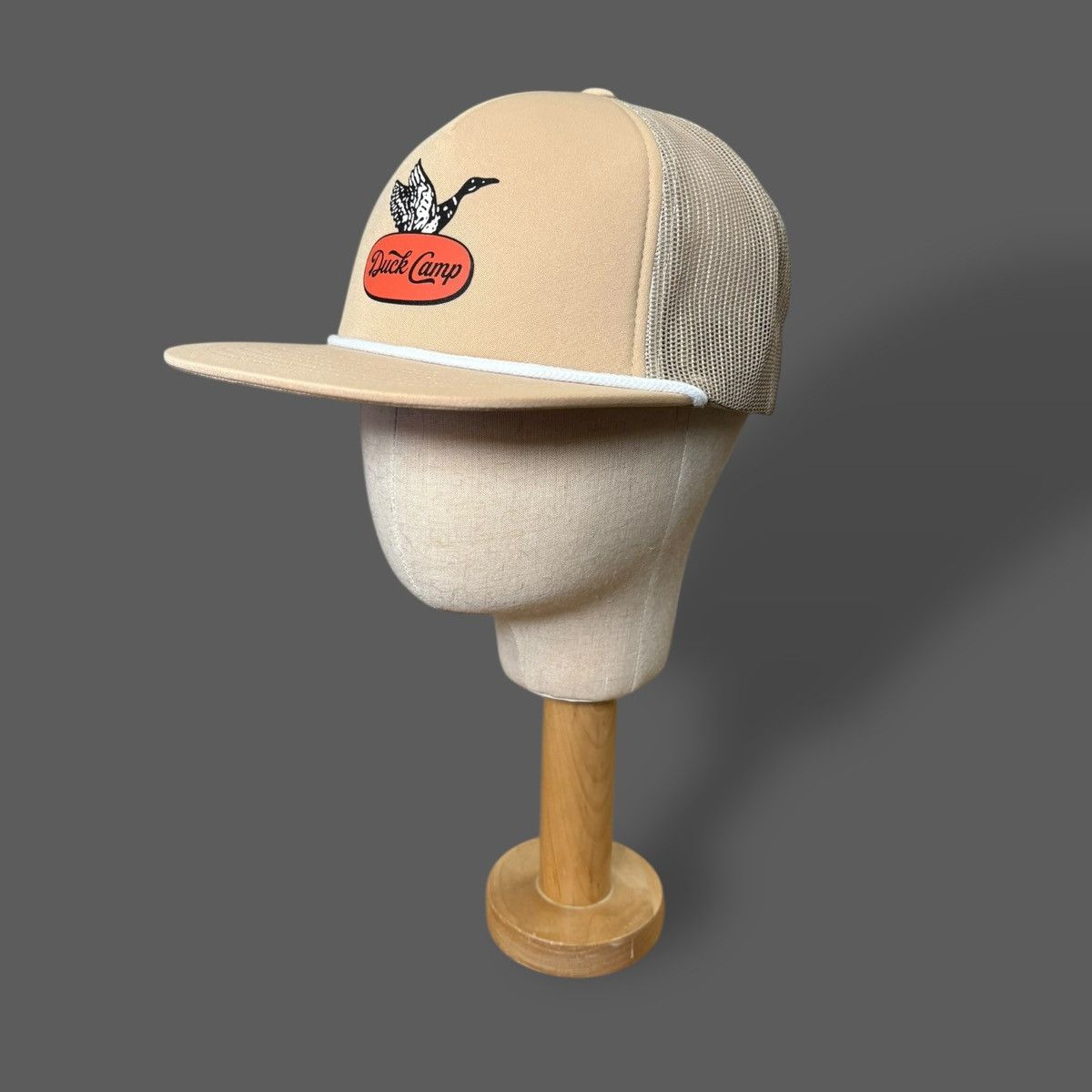 Other Duck Camp Men’s Beige Retro Trucker Hat Sz OS Size ONE SIZE - 7 Thumbnail