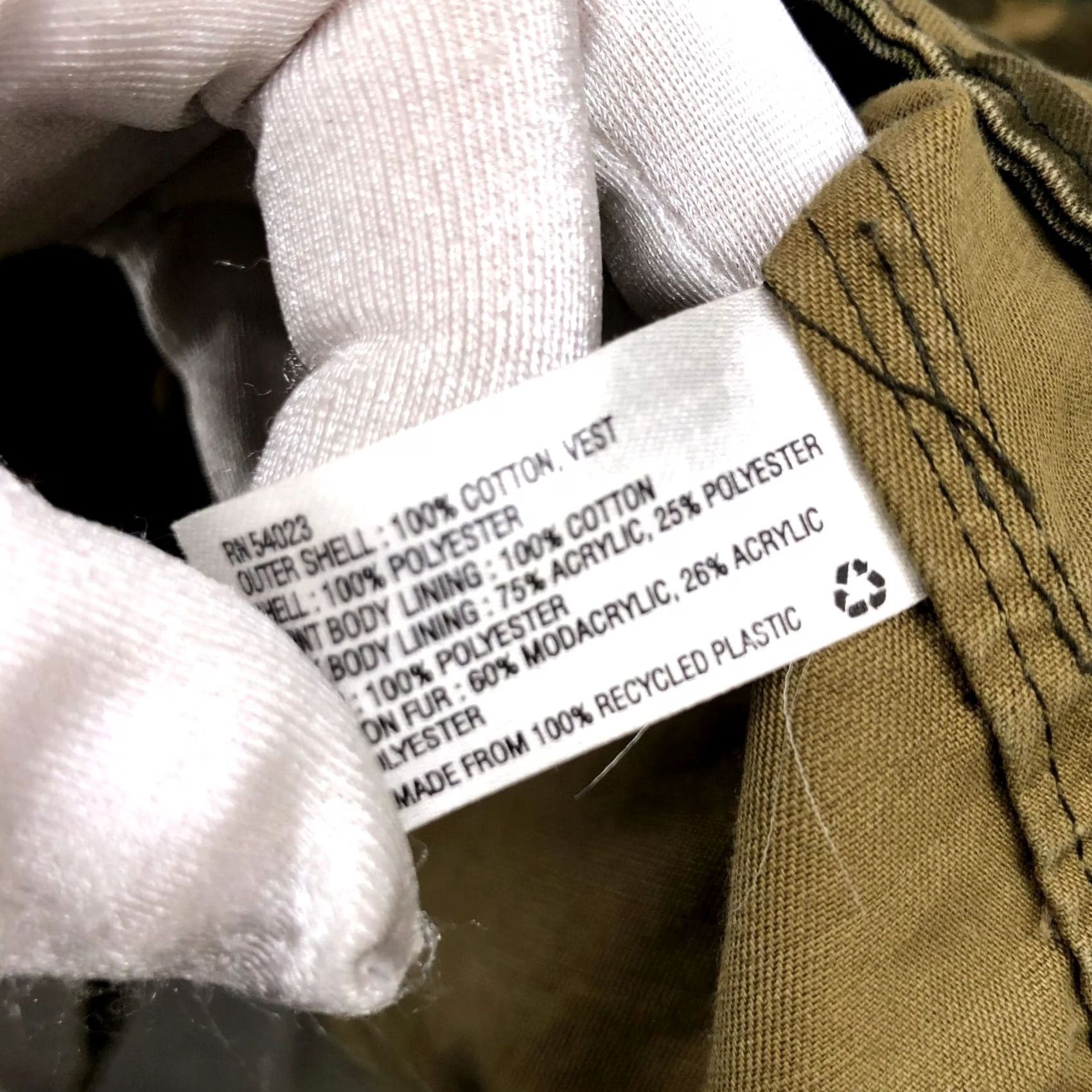 Gap GAP Camo Utility Jacket Womens XS Outdoors Canvas Mid Length Size XS / US 0-2 / IT 36-38 - 7 Thumbnail