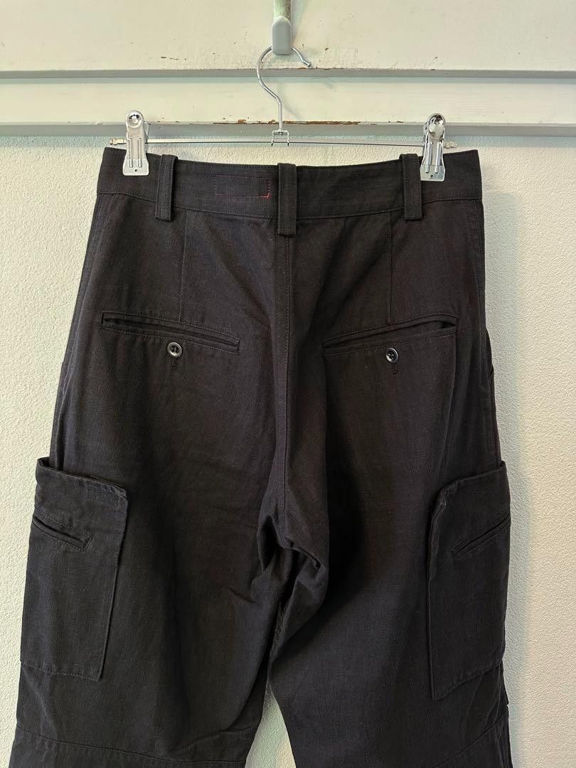 Yohji Yamamoto Yohji Yamamoto Black Cargo Pant Size US 26 / EU 42 - 6 Thumbnail