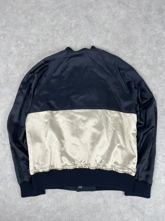 Dries Van Noten Dries Van Noten Beige & Navy Reversible Bomber Jacket Size US M / EU 48-50 / 2 - 3 Thumbnail