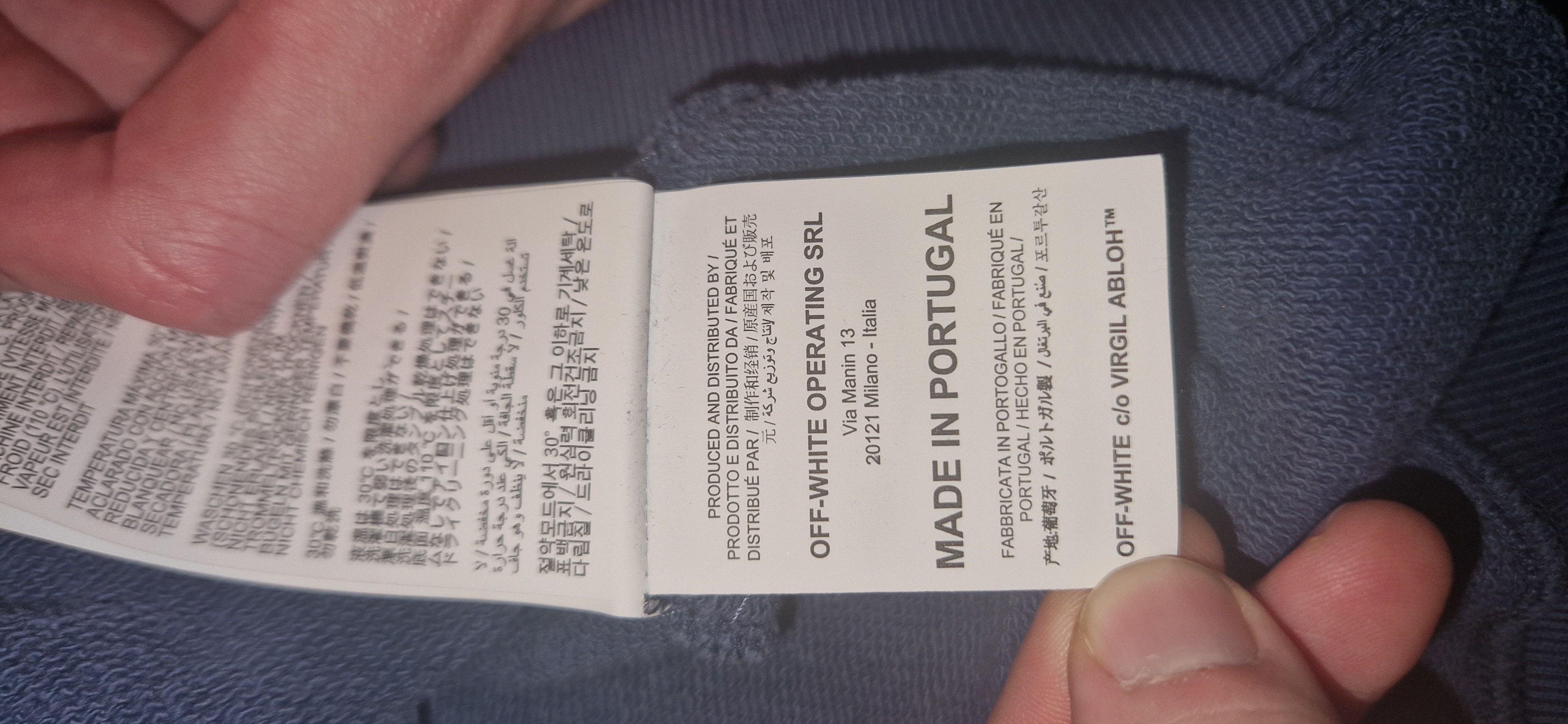 Off-White Off White Caravaggio Hardcore Blue Hoodie Size US XXL / EU 58 / 5 - 6 Thumbnail