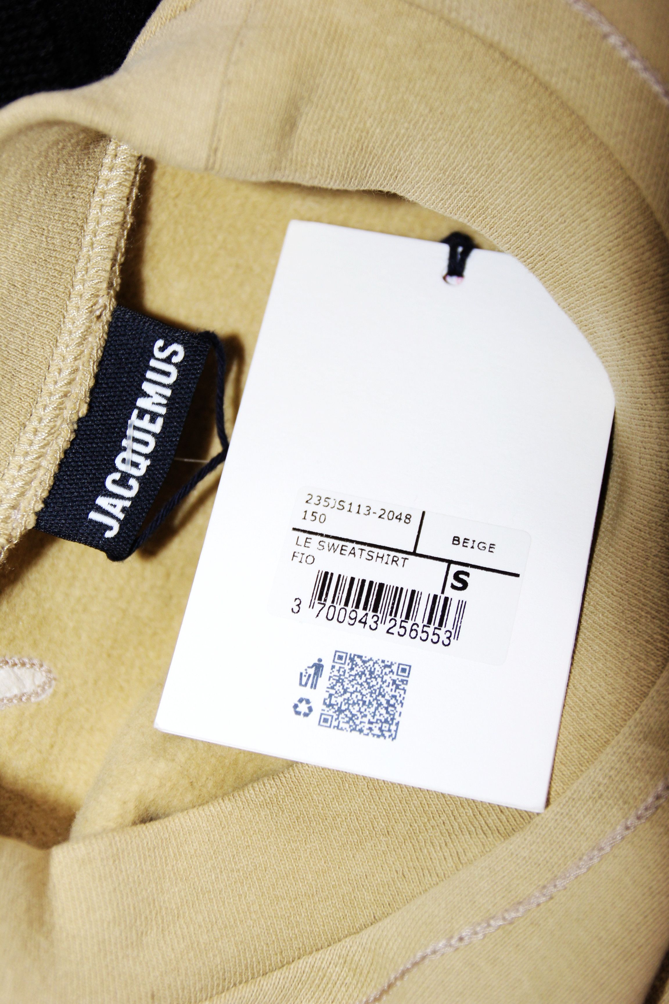 Jacquemus BNWT SS23 JACQUEMUS "LE SWEATSHIRT FIO" SWEATSHIRT S Size US S / EU 44-46 / 1 - 8 Thumbnail