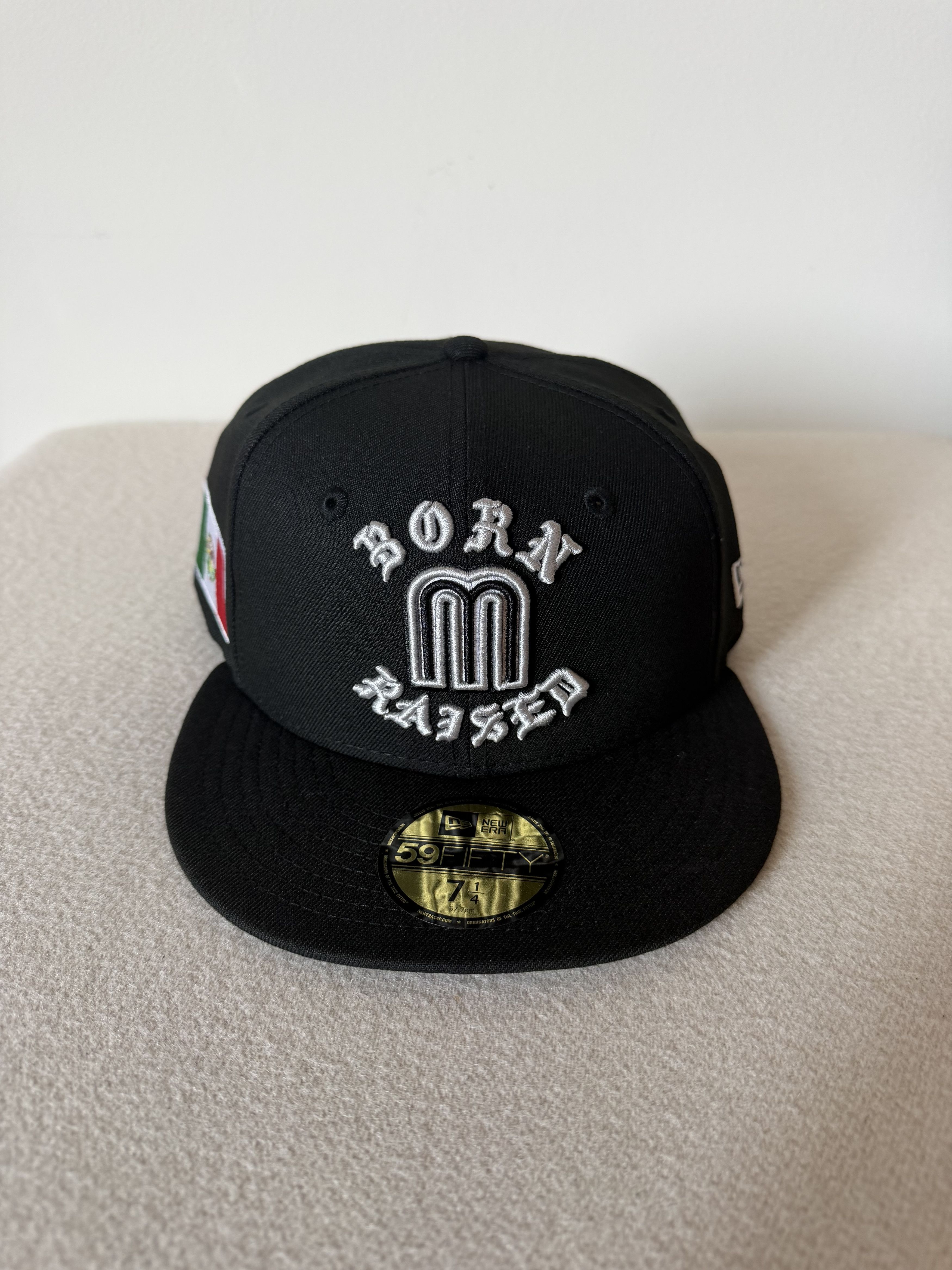 Born X Raised × MLB × New Era 7 1/4 Born X Raised New Era Mexico 59FIFTY Hat in Black Size ONE SIZE - 2 Thumbnail