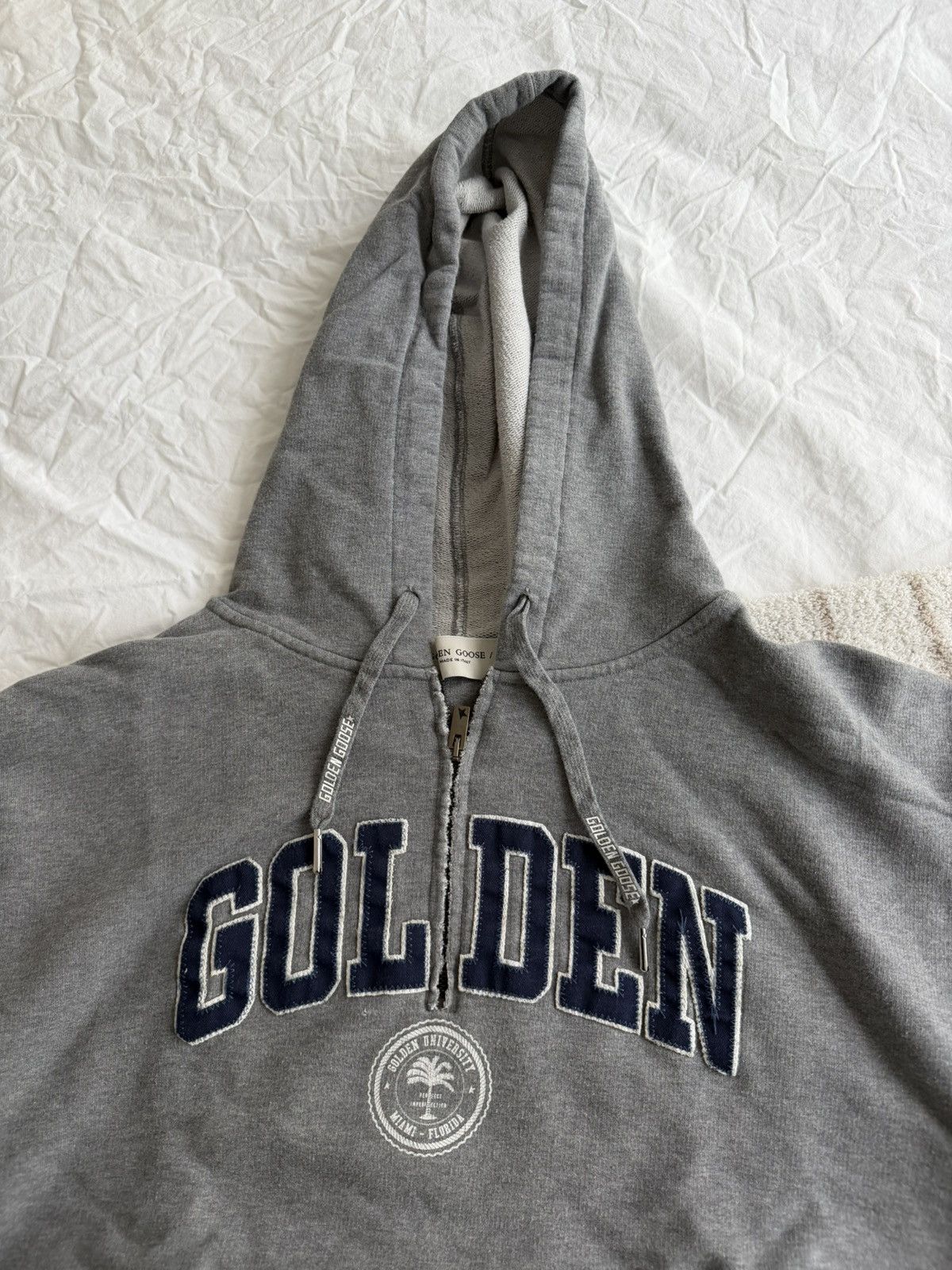 Golden Goose Golden Goose Logo Print Cropped Hoodie Size M Size M / US 6-8 / IT 42-44 - 6 Thumbnail