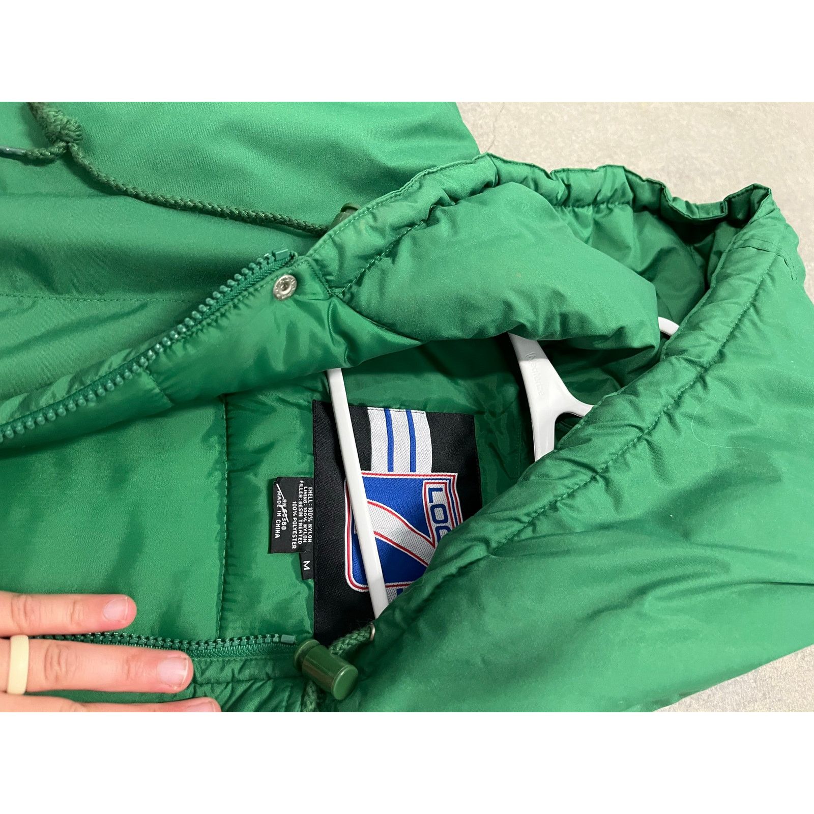 Logo 7 Vtg New York Jets Logo 7 Puffer Winter Jacket medium Size US M / EU 48-50 / 2 - 5 Thumbnail