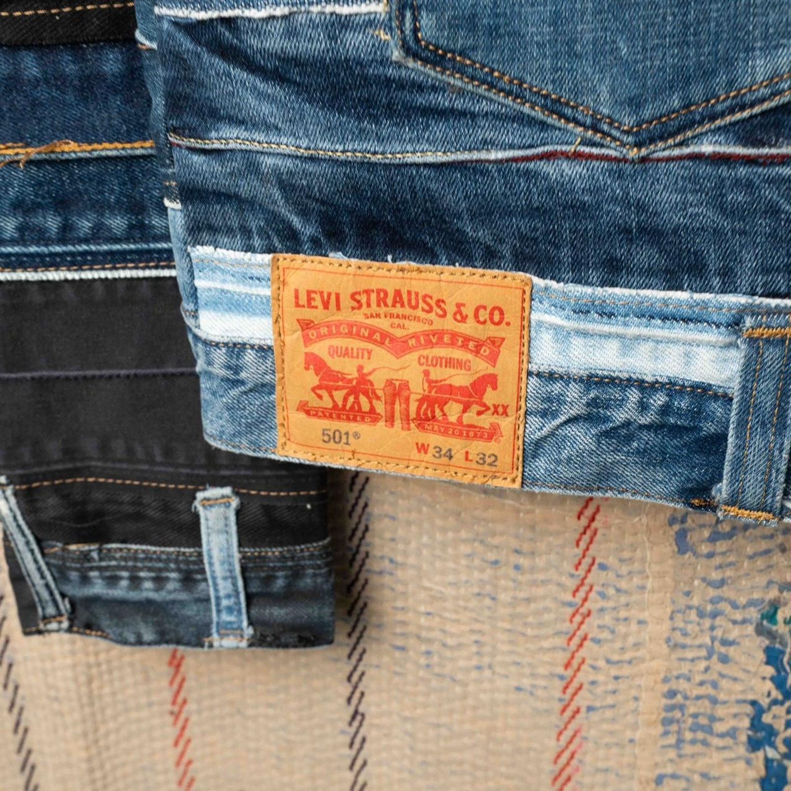 Levi's Custom Upcycled levis denim jacket , One of One Rework Small Size US S / EU 44-46 / 1 - 4 Thumbnail